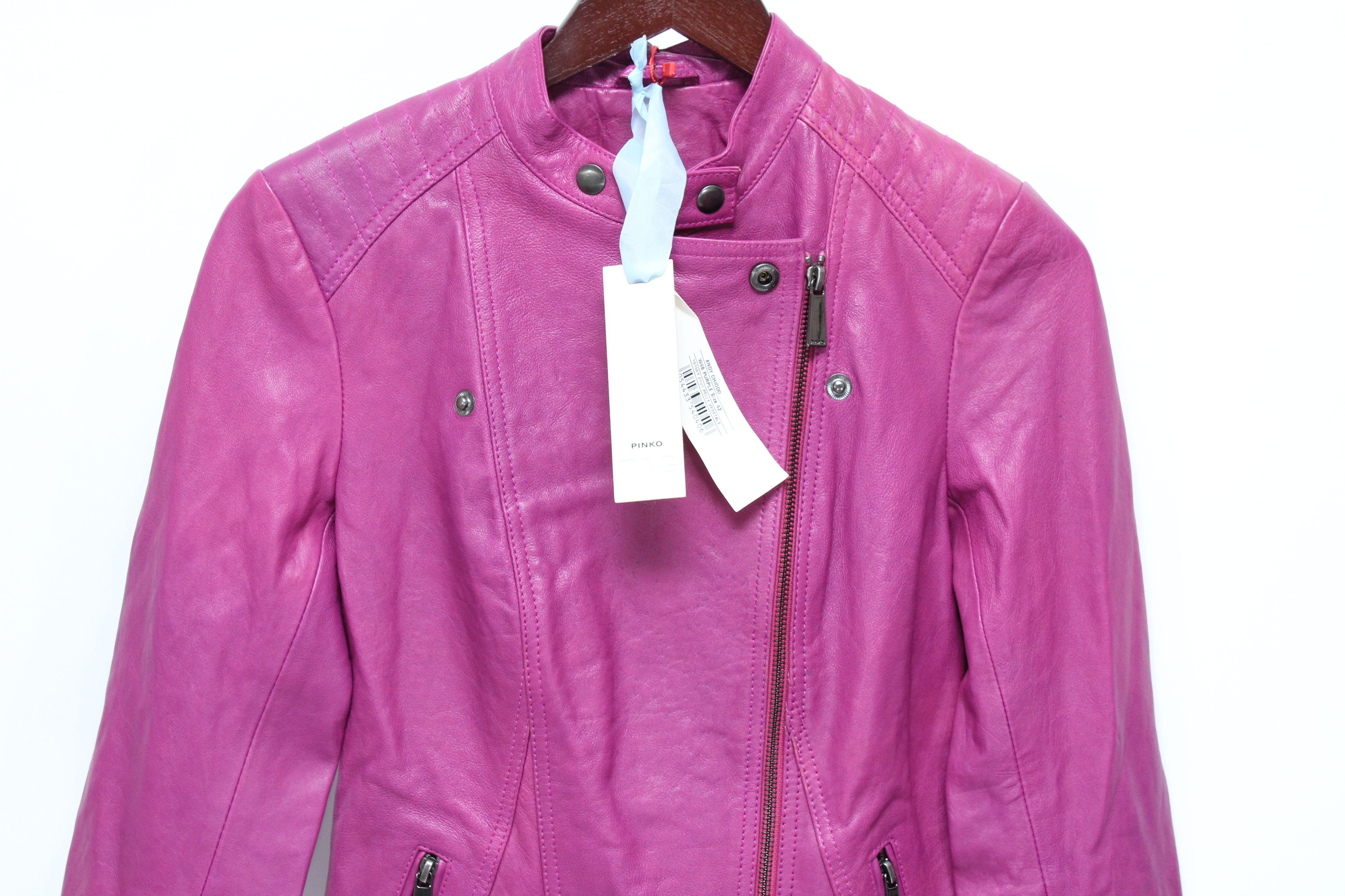 Pinko Pinko Tag Leather Jacket Womens Size 42 Authentic Hype Size M / US 6-8 / IT 42-44 - 3 Thumbnail