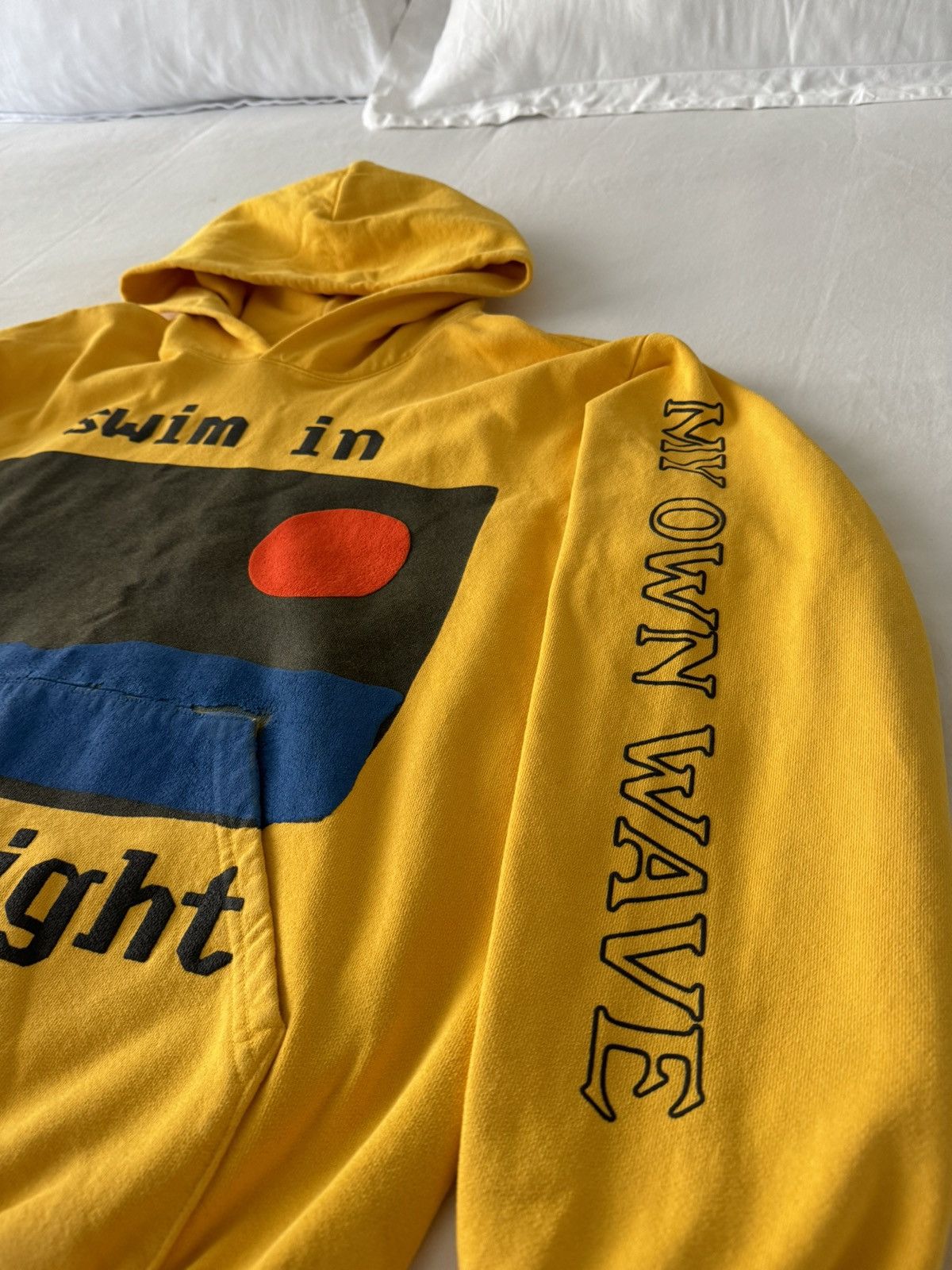 Cactus Plant Flea Market × Kid Cudi Kid Cudi CPFM Swim In The Light Yellow Hoodie Size US L / EU 52-54 / 3 - 5 Thumbnail