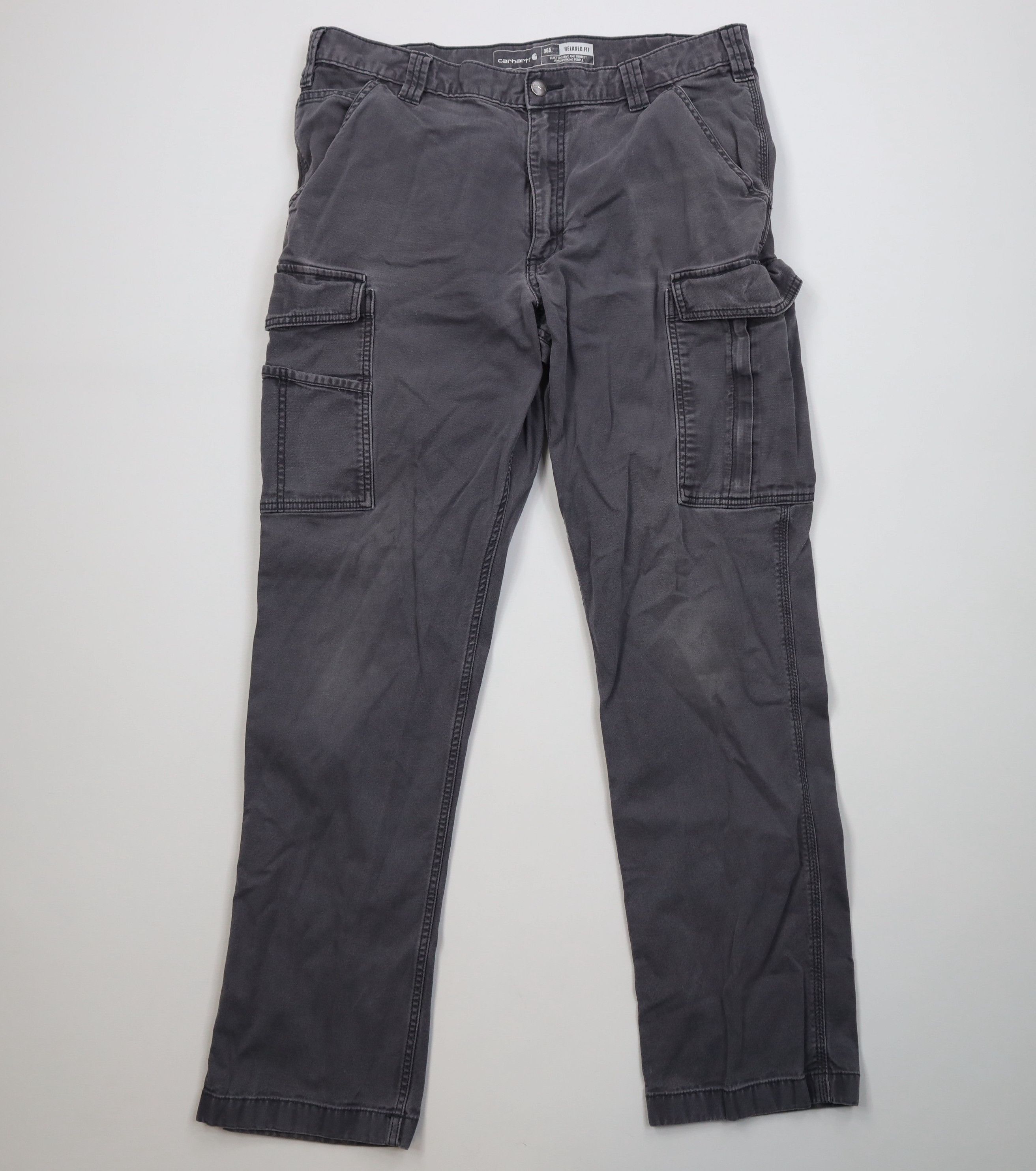 Carhartt Vintage Y2K Carhartt Relaxed Fit Canvas Cargo Pants Gray Size US 36 / EU 52 - 1 Thumbnail