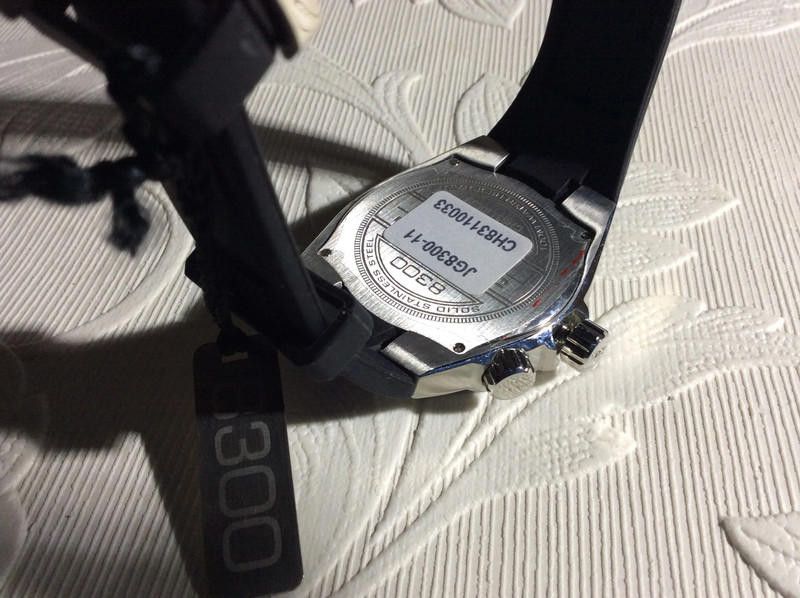 Designer Jorg Gray Men's silver dial black leather strap watch Size ONE SIZE - 5 Thumbnail