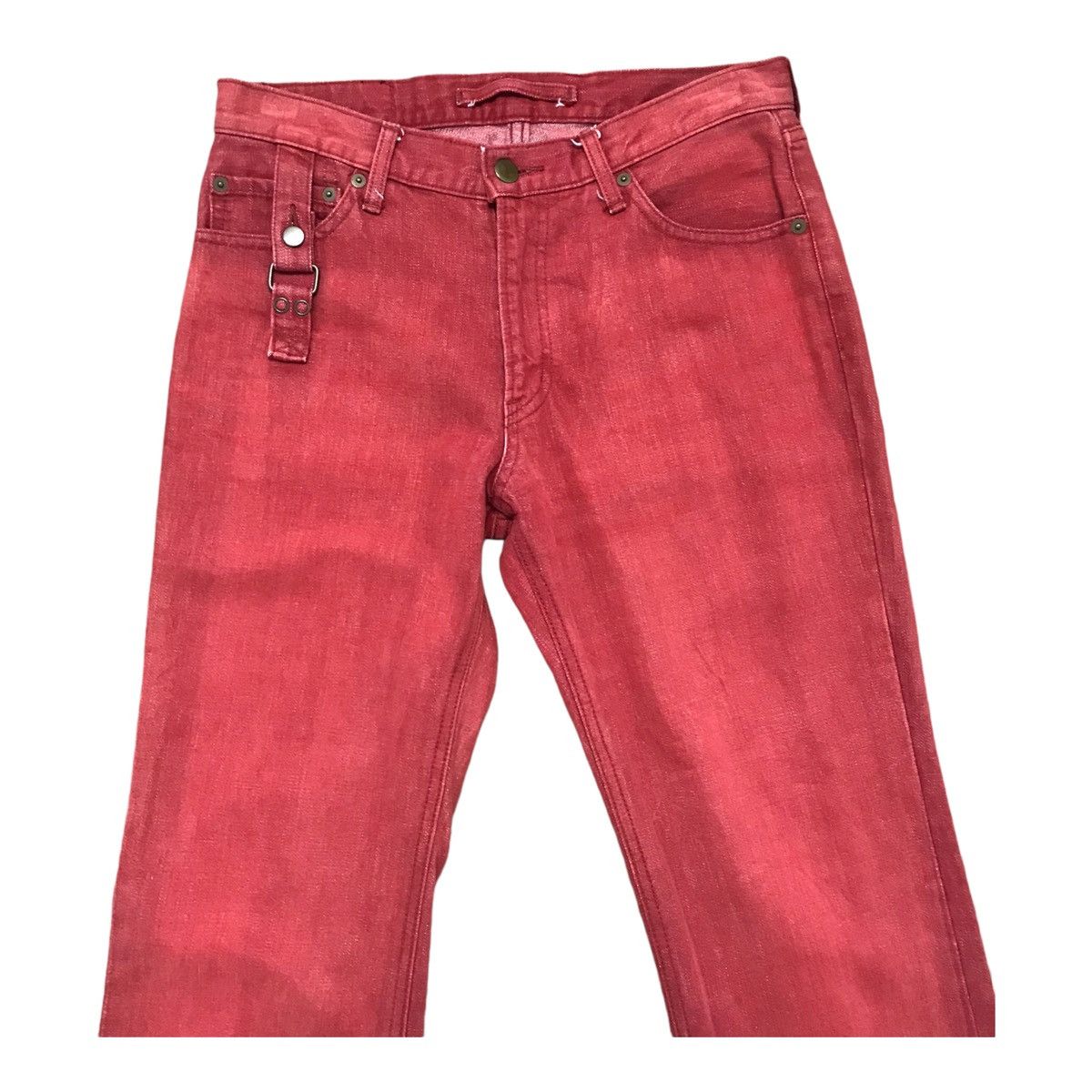 Beauty Beast × If Six Was Nine × PPFM Japanese PPFM Red Denim Pant Size US 30 / EU 46 - 2 Thumbnail