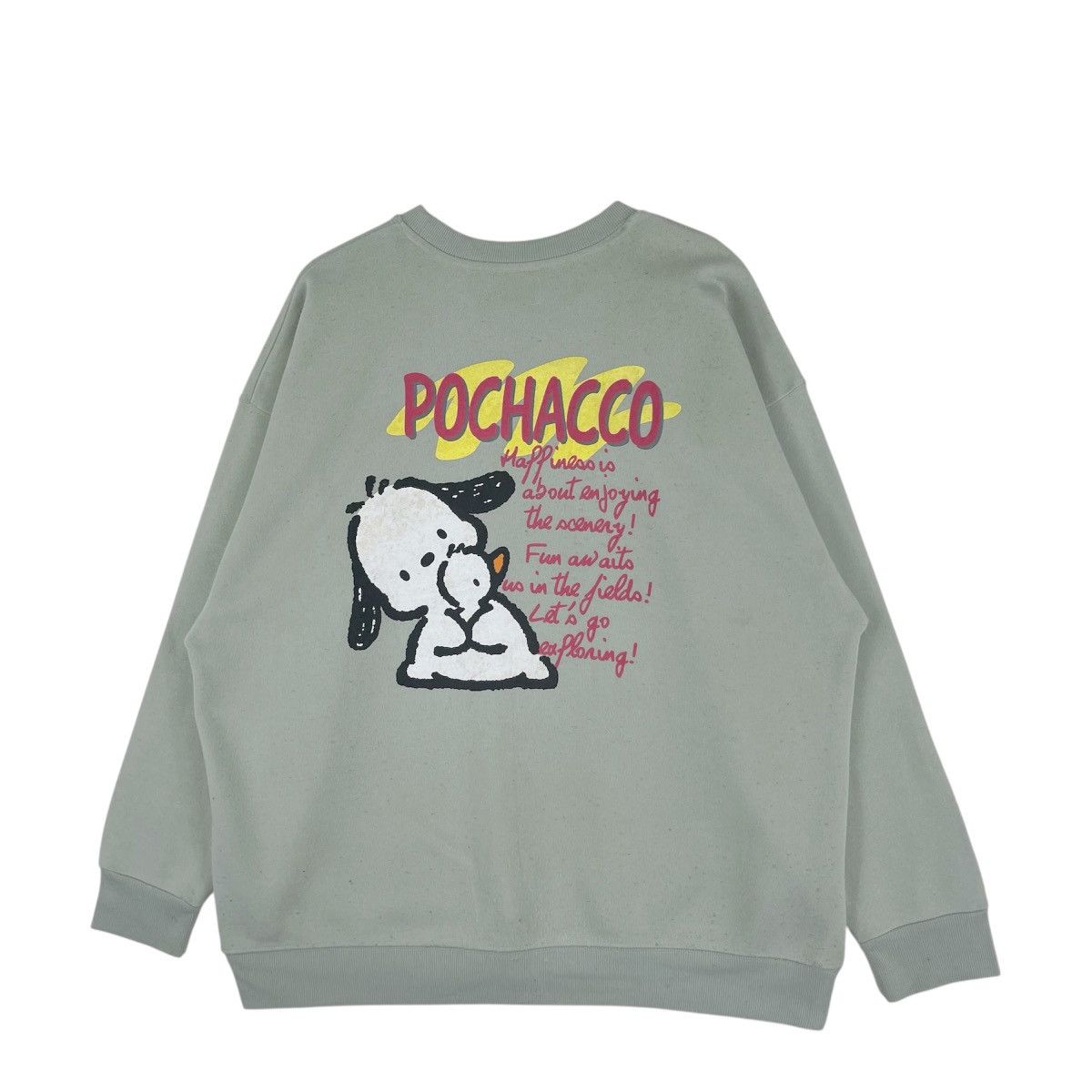 Cartoon Network Vintage Pochacco Cute Sweatshirt Size US XL / EU 56 / 4 - 3 Thumbnail