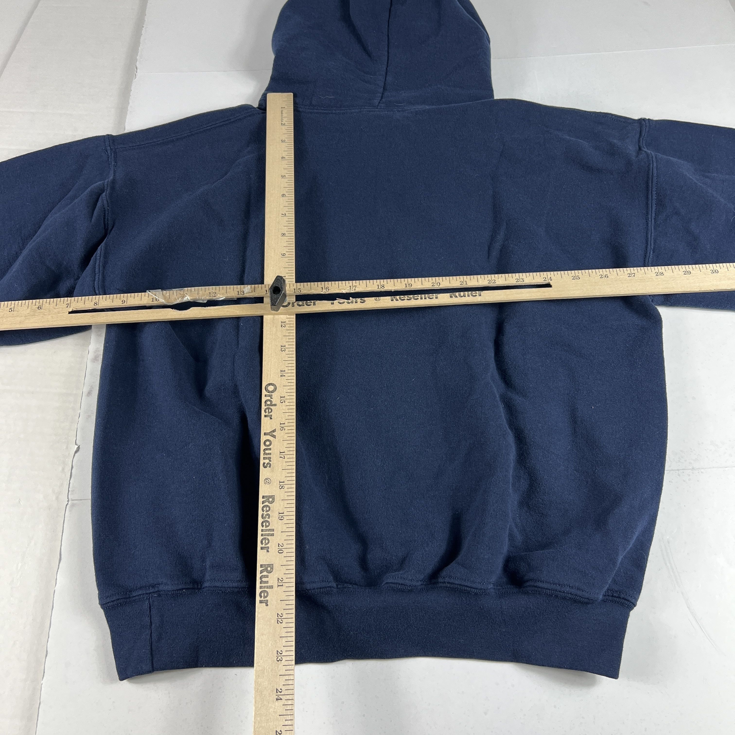 Gildan × NCAA × Vintage Y2K Illinois Fighting Illini Sweatshirt Blue Faded Hoodie Size US M / EU 48-50 / 2 - 13 Thumbnail