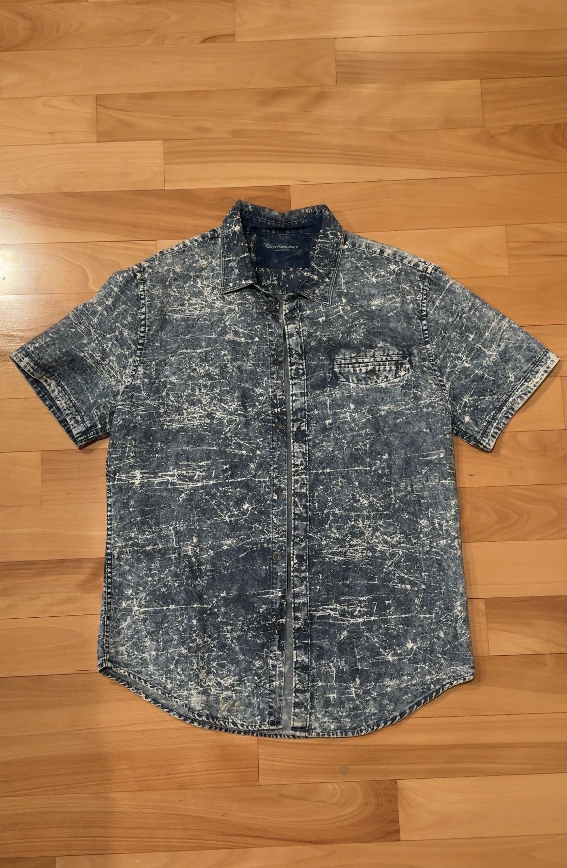 Calvin Klein Calvin Klein Short-Sleeve Button Down Shirt Size US L / EU 52-54 / 3 - 1 Thumbnail