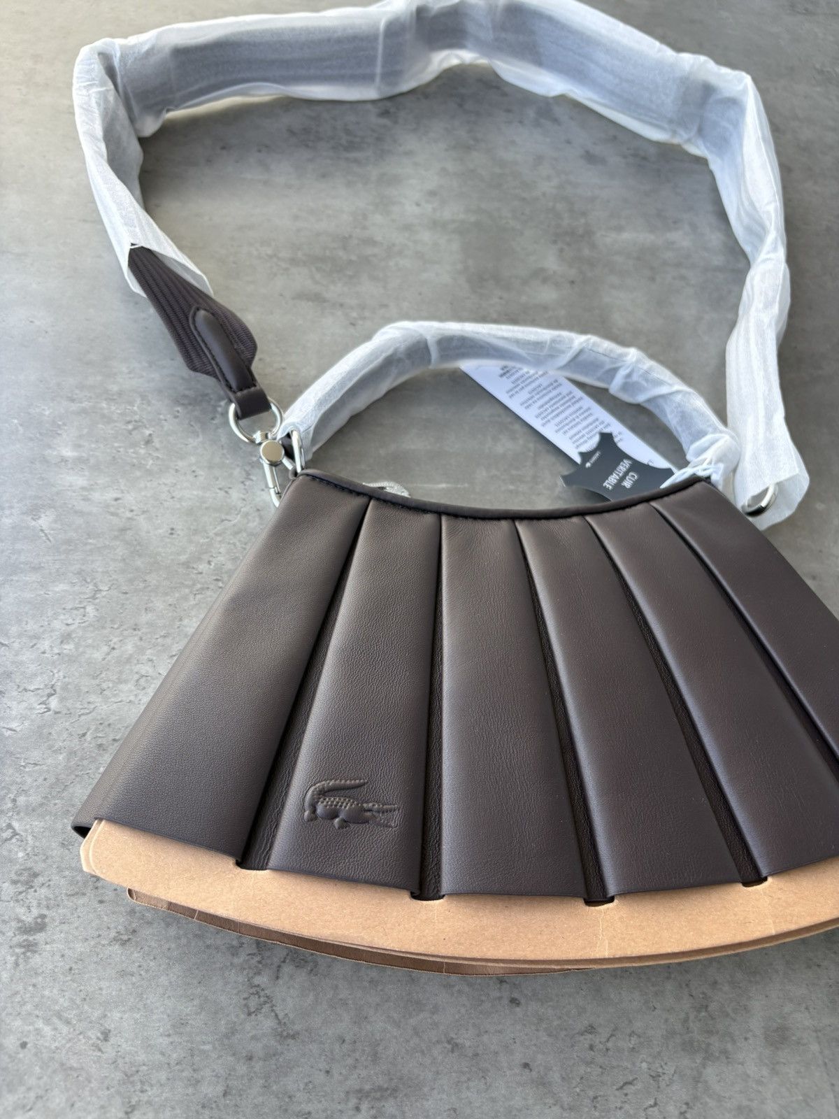 Lacoste Lacoste S LENGLEN BAG Coffee Bean Size ONE SIZE - 3 Thumbnail