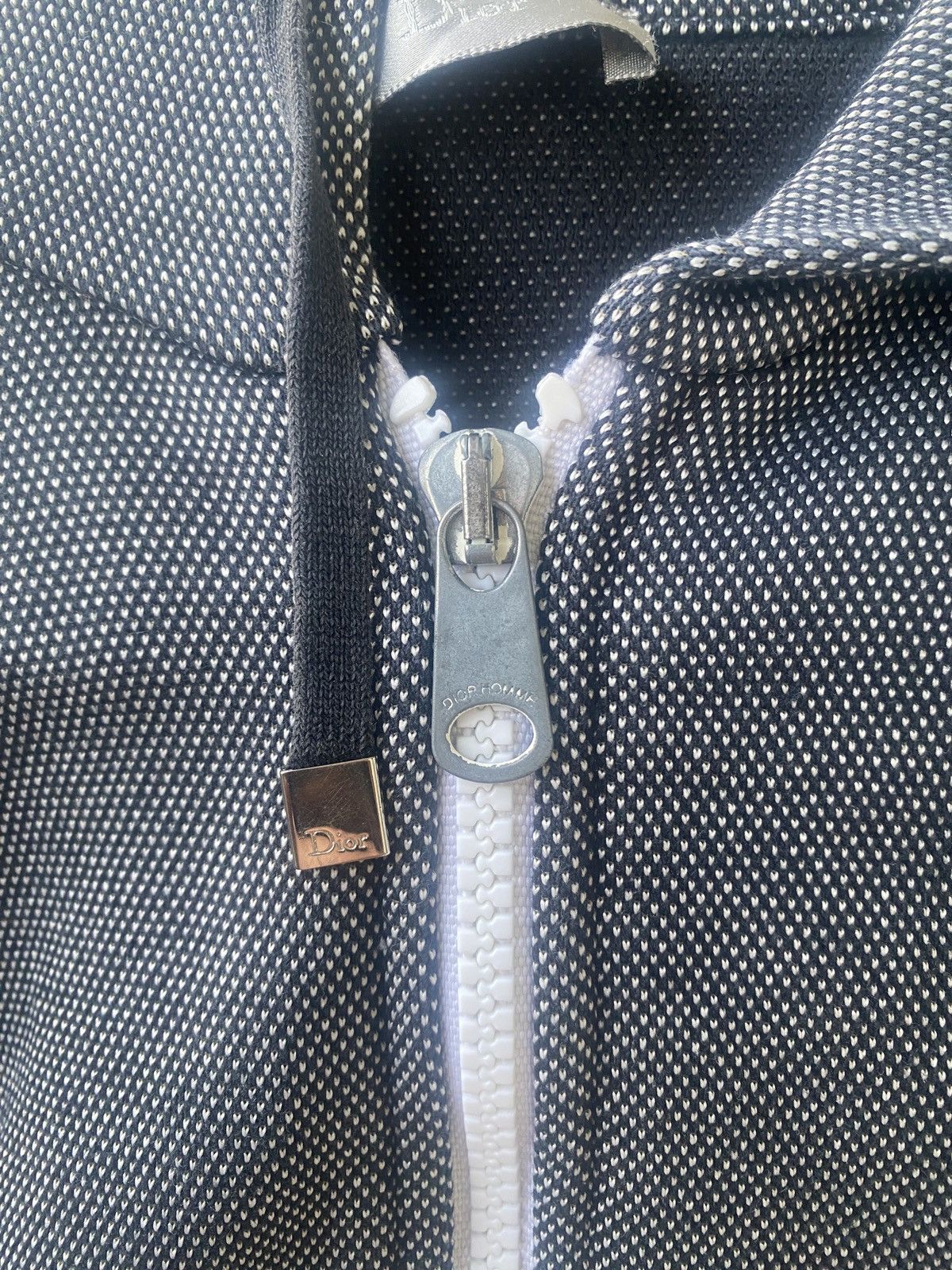 Dior Luxury zip sweatshirt with mini logo dior Size US L / EU 52-54 / 3 - 11 Thumbnail