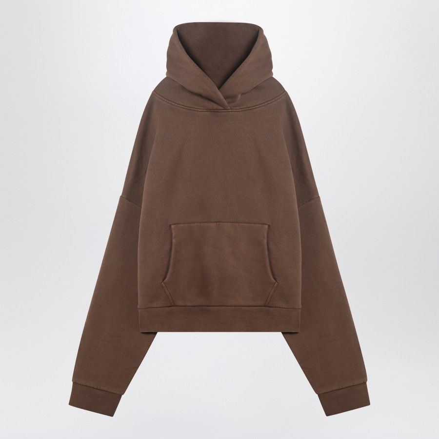 o1d2blof0225 Cotton Hoodie in Brown