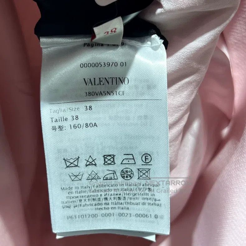Valentino Valentino Black and pink color-blocked rhinestone dress Size S / US 4 / IT 40 - 4 Thumbnail
