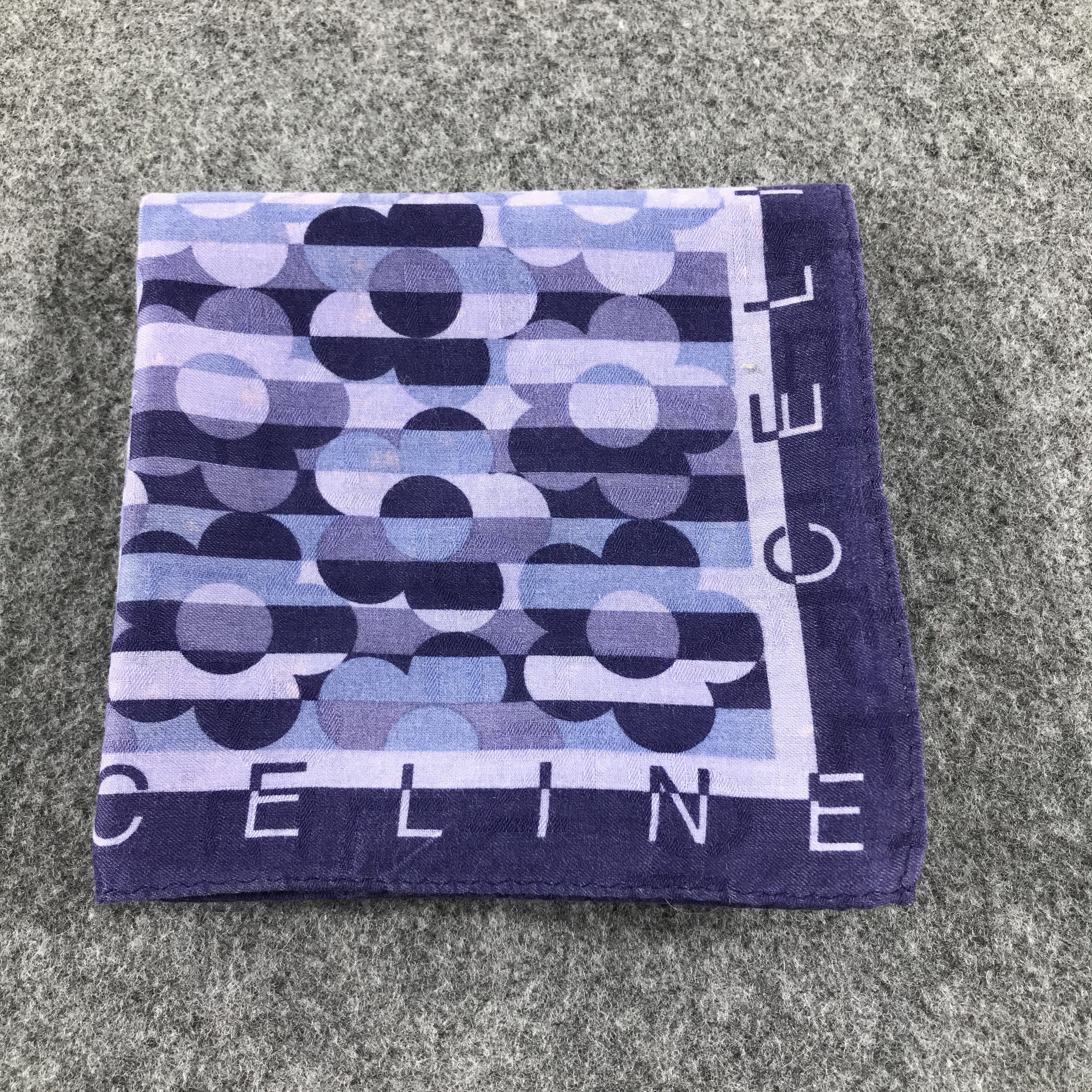 Celine Celine Floral Handkerchief Neckerchief Bandana H376 Size ONE SIZE - 9 Thumbnail