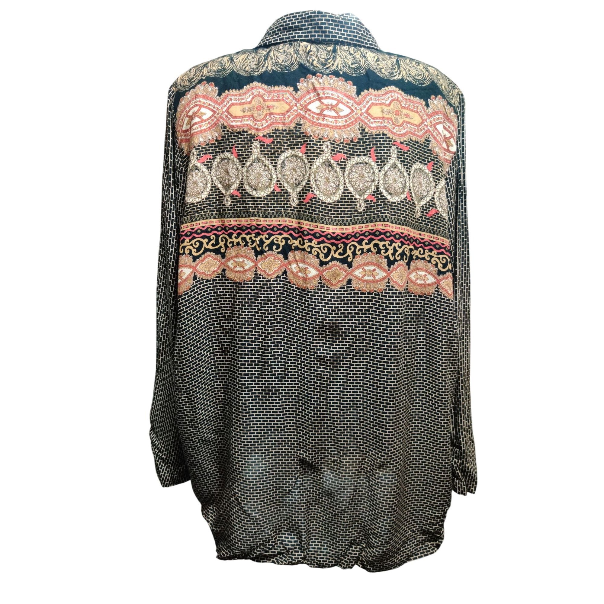 Vintage Vintage Kensington Square Plus Size 2X Black Baroque Graphic Size XXL / US 16-18 / IT 52-54 - 3 Thumbnail
