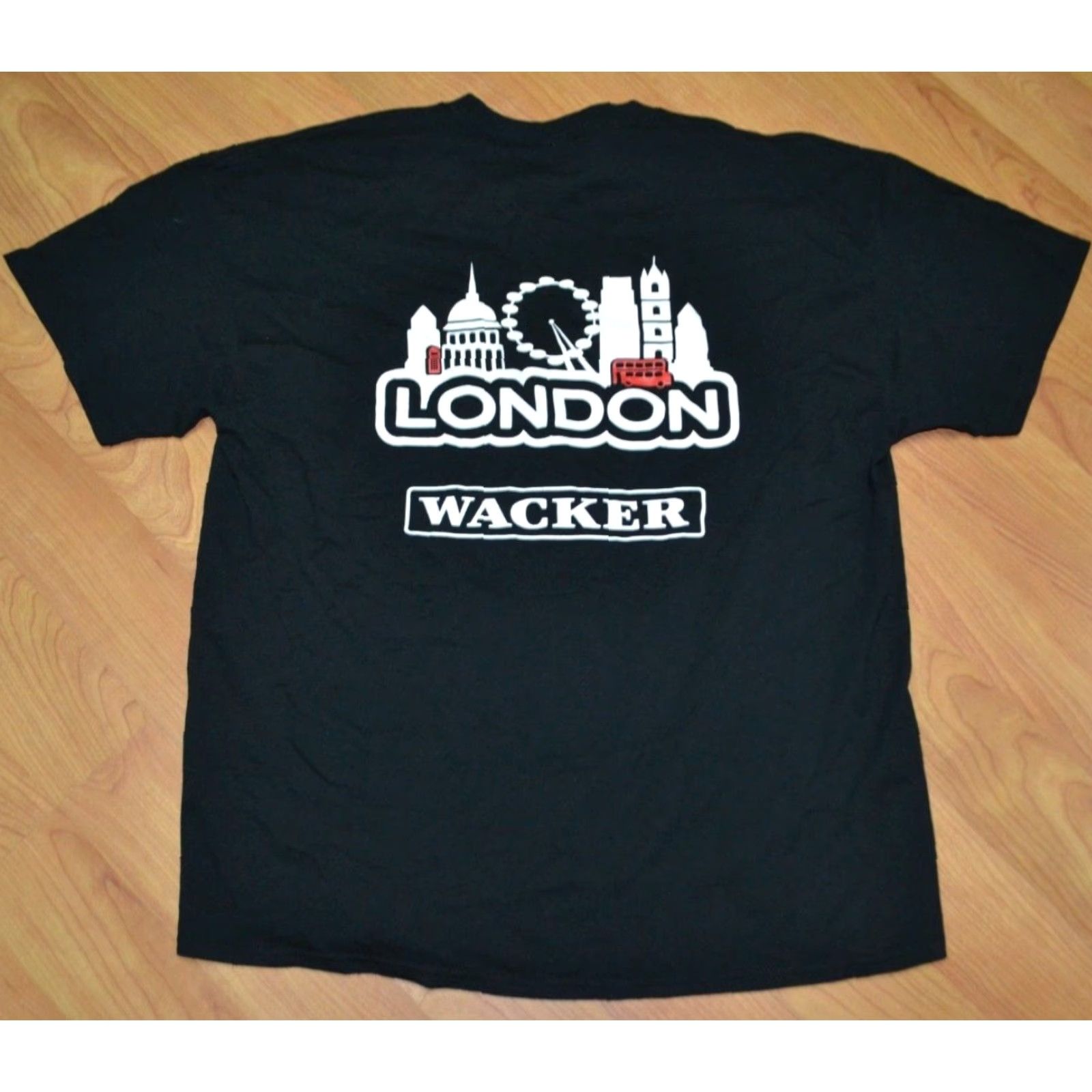 Gildan Wacker London T Shirt XL Graphic Tee Men Black 100% Cotton Gildan XS? Size US XL / EU 56 / 4 - 3 Thumbnail