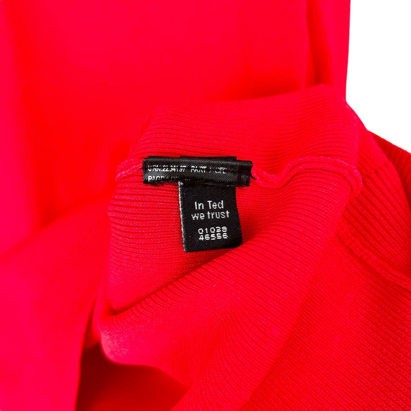 Ted Baker Ted Baker London Red Yonoh Long Sleeve Cut Out Blouse Sz 2 Size XS / US 0-2 / IT 36-38 - 4 Thumbnail