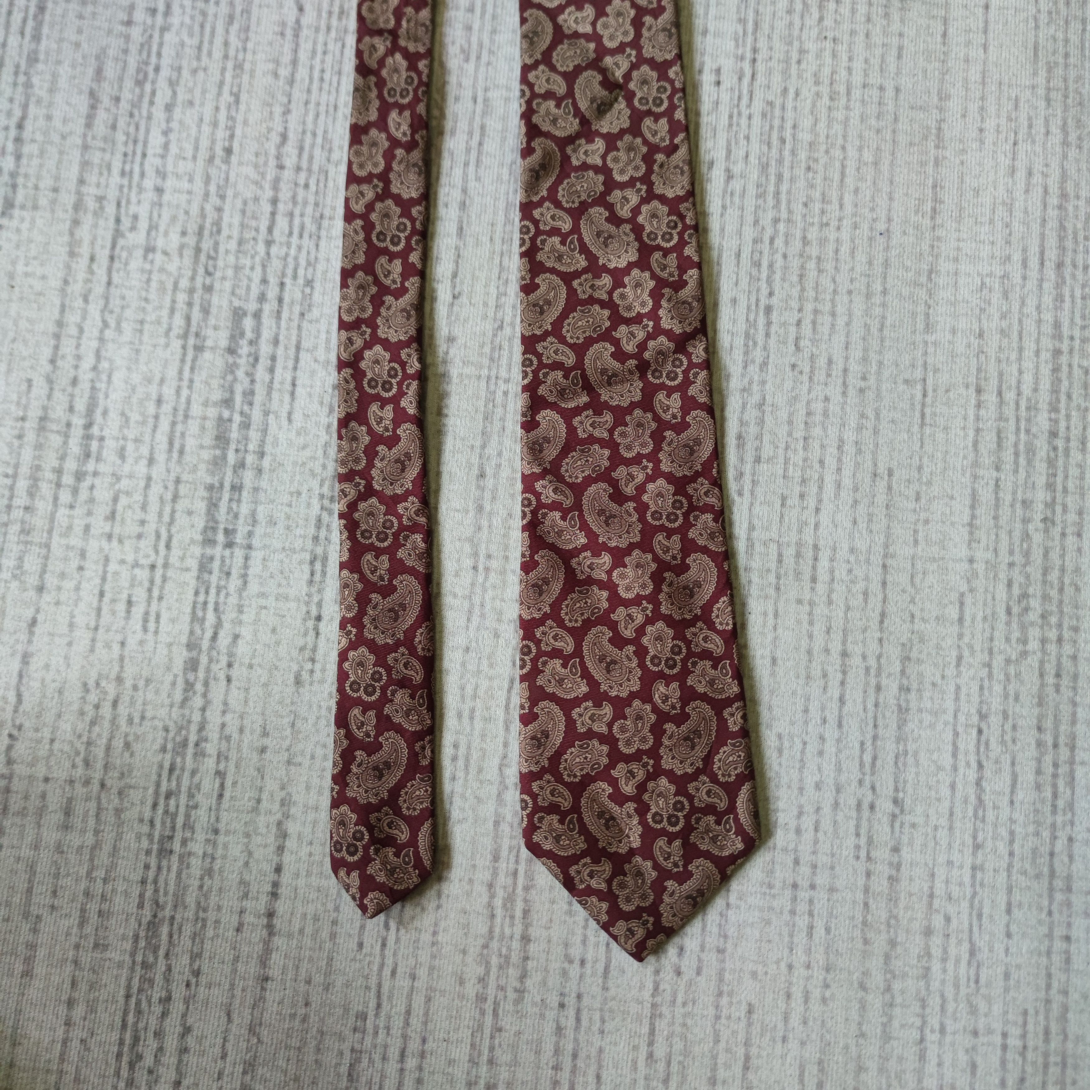Burberry × Burberry Prorsum VINTAGE BURBERRYS OF LONDON SILK NECK TIE MADE IN USA Size ONE SIZE - 3 Thumbnail