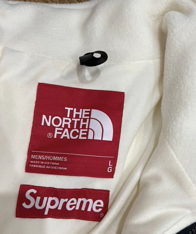 The North Face Supreme tnf north face expedition fleece jacket white red Size US L / EU 52-54 / 3 - 2 Thumbnail