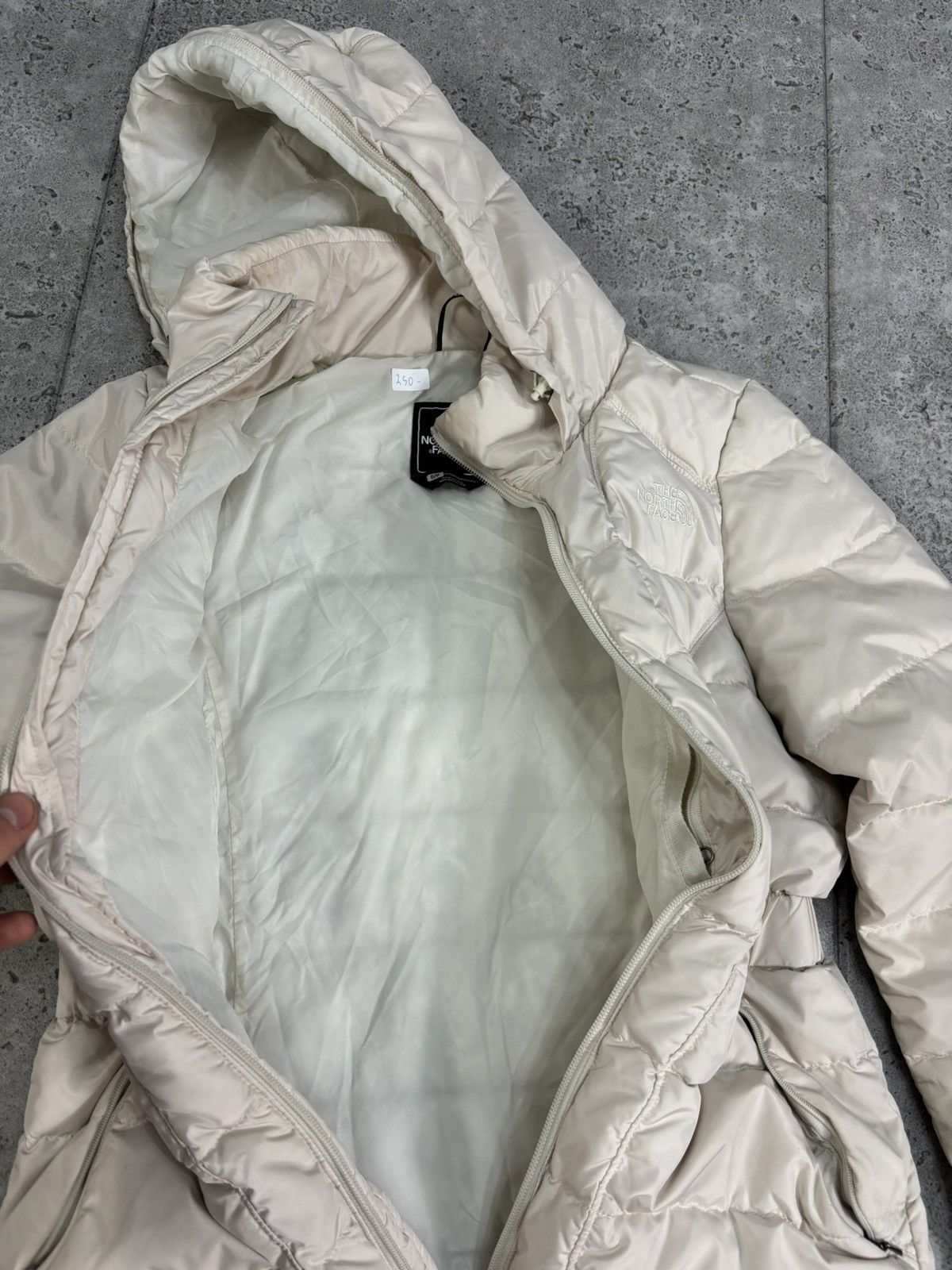 The North Face × Vintage Vintage North Face 550 Down/Puffer Jacket Hood Size S / US 4 / IT 40 - 17 Thumbnail