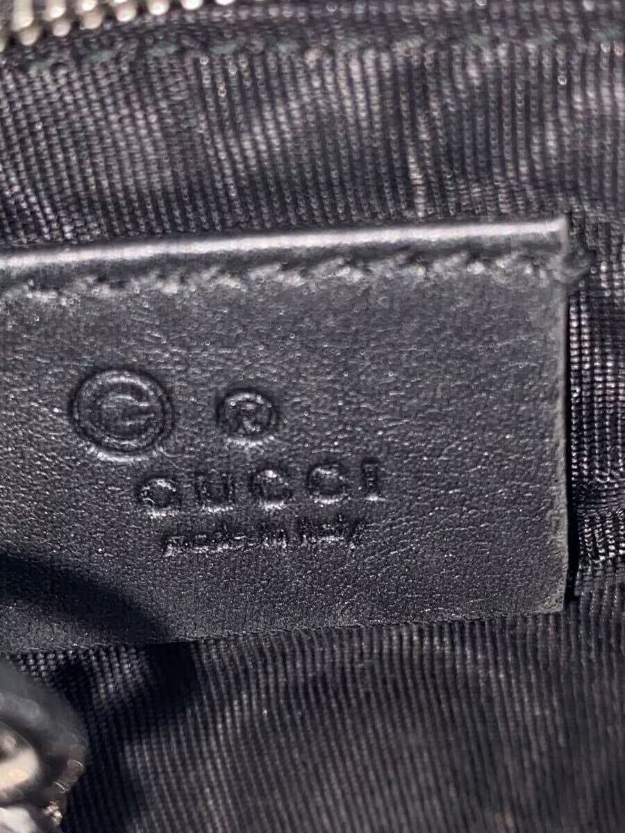 Gucci Gucci Micro Guccissima Leather Coin Case Black Size ONE SIZE - 3 Thumbnail