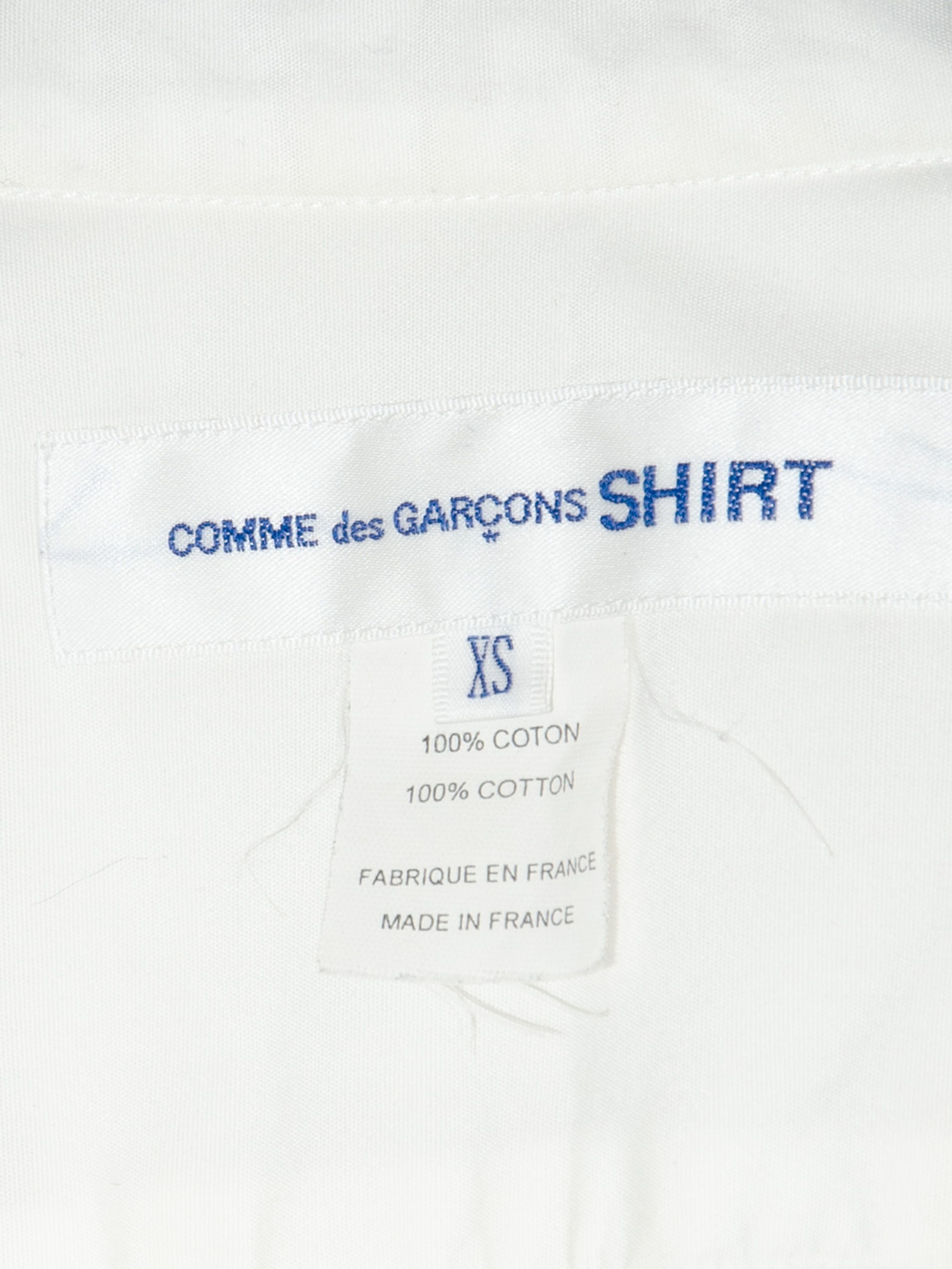 Comme des Garcons SHIRT Dip Hem Shirt Size XS / US 0-2 / IT 36-38 - 5 Thumbnail