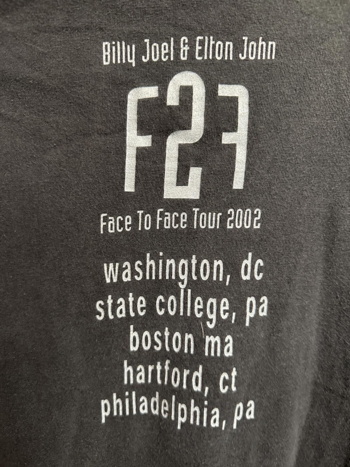 Hanes VTG Face to Face Tour T-shirt Billy Joel Elton John Tee XL Size US XL / EU 56 / 4 - 5 Thumbnail