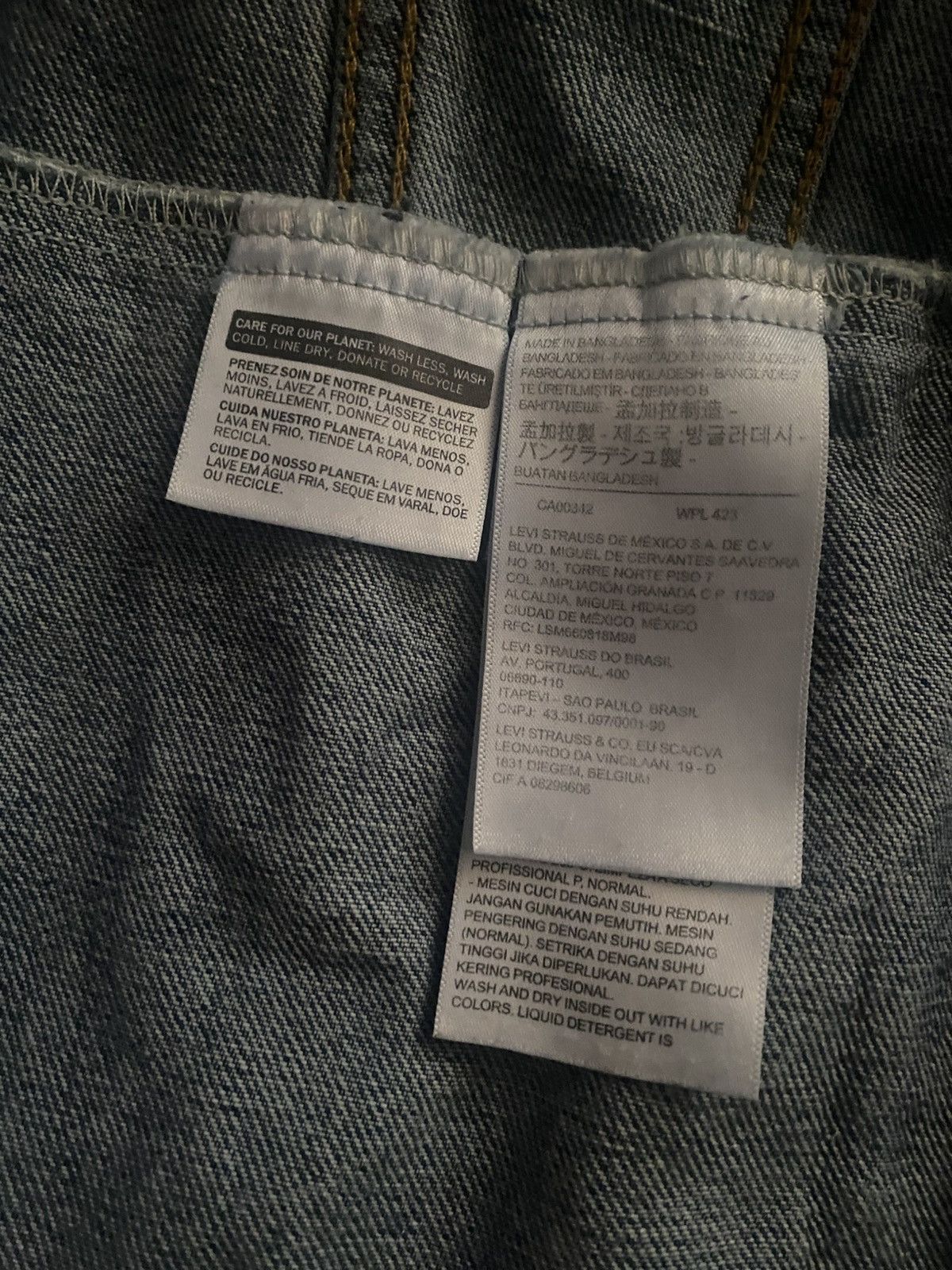 Levi's Levi’s Blue Denim Jacket Size US L / EU 52-54 / 3 - 4 Thumbnail