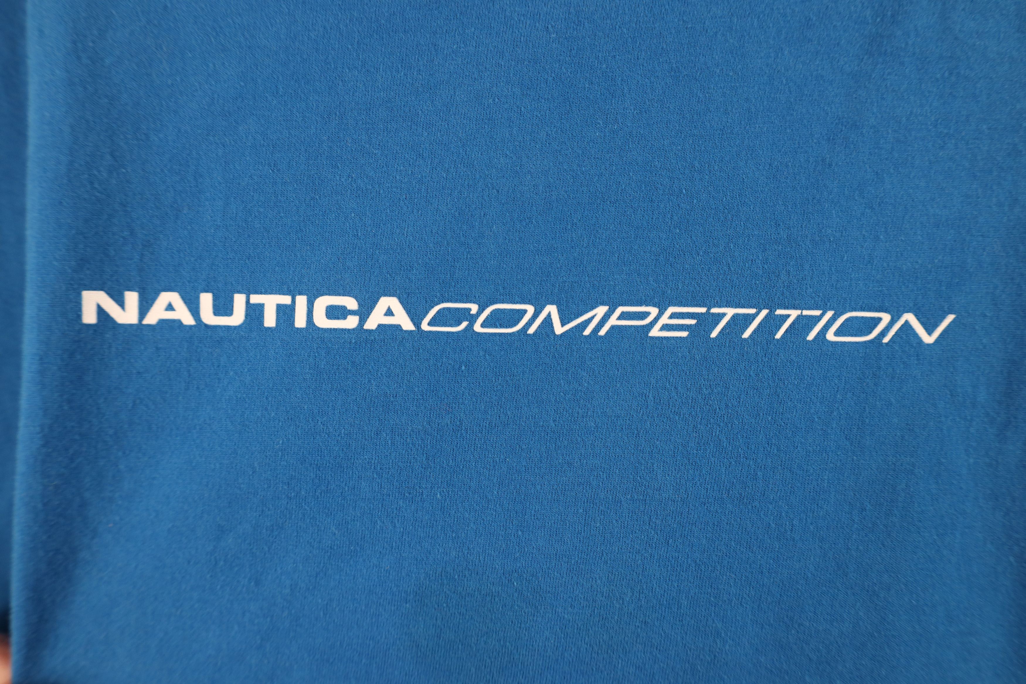 Nautica Vintage 90s Nautica Competition Spell Long Sleeve T-Shirt Size US XL / EU 56 / 4 - 4 Thumbnail