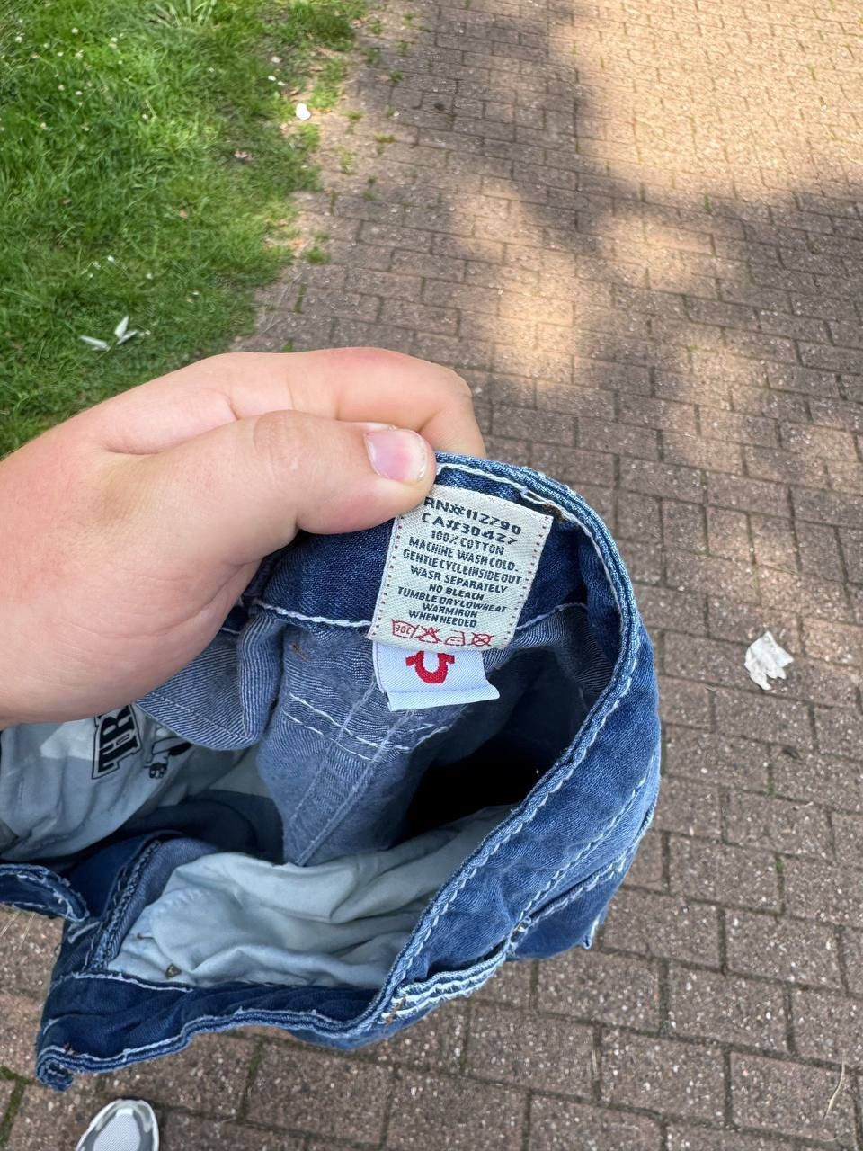 True Religion True Religion Made in USA Vintage Denim Jeans Avantgarde Y2K Size US 34 / EU 50 - 11 Thumbnail