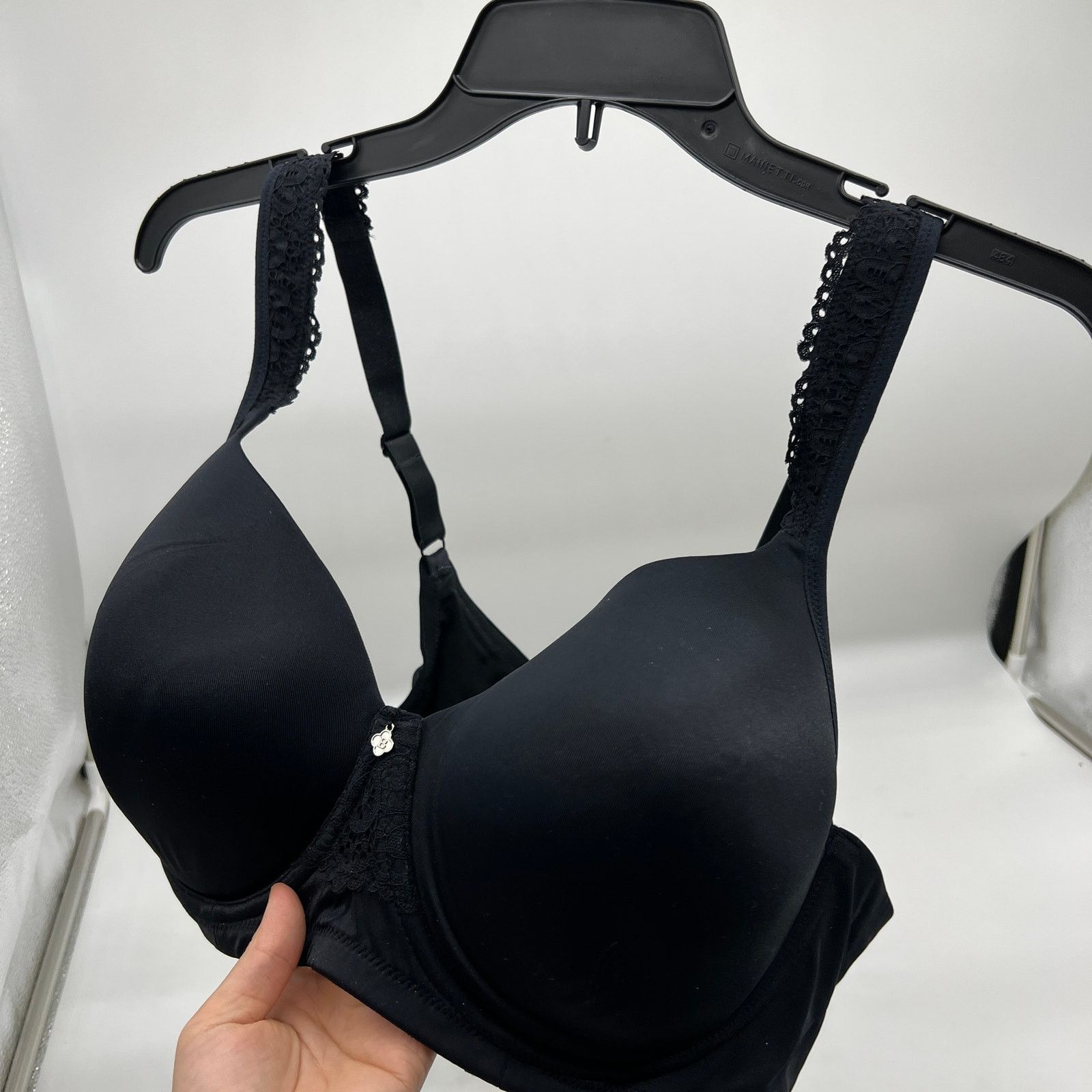 Other Breezies Luxe Lace Underwire TShirt Bra Black Size 42 B Size M / US 6-8 / IT 42-44 - 5 Thumbnail