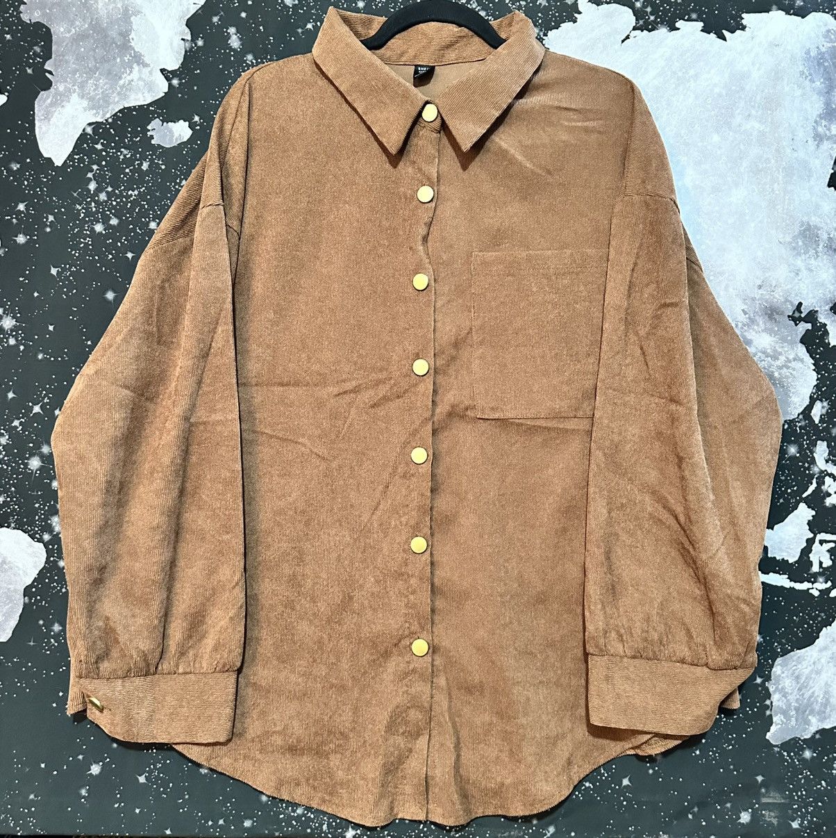 Shein Shein Curve Corduroy Style Button Shirt Size 3XL / US 20-22 - 1 Thumbnail