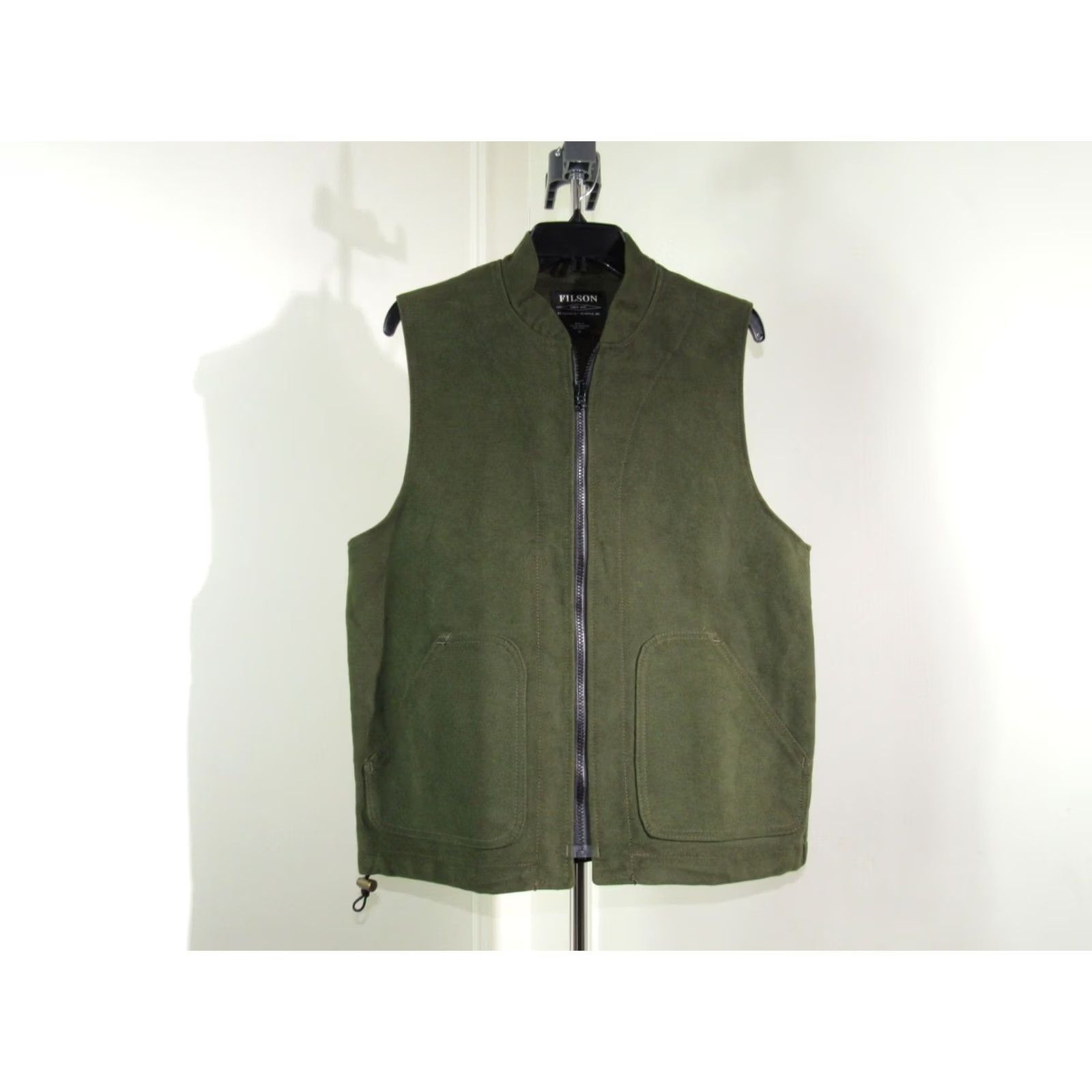 Filson Filson Vest Mens M Olive Green Cotton Made In USA Seattle Military Jacket Winter Hunting Workwear Regular Size M Size US M / EU 48-50 / 2 - 6 Thumbnail