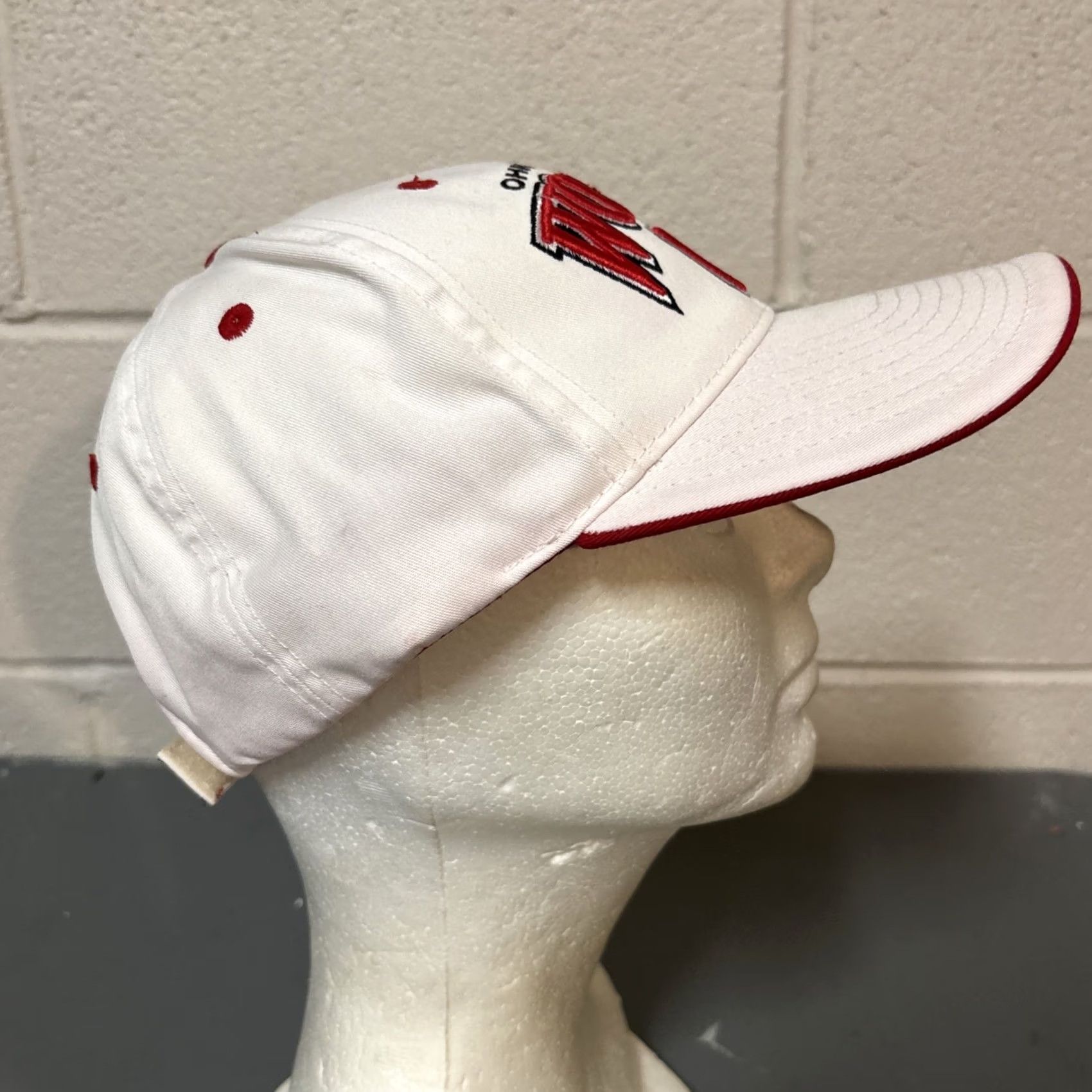 Top Of The World VINTAGE Ohio State University Woody Adjustable Top Of The World Baseball Style Hat Hat Men One Size White Baseball Cap Men Size US M / EU 48-50 / 2 - 4 Thumbnail