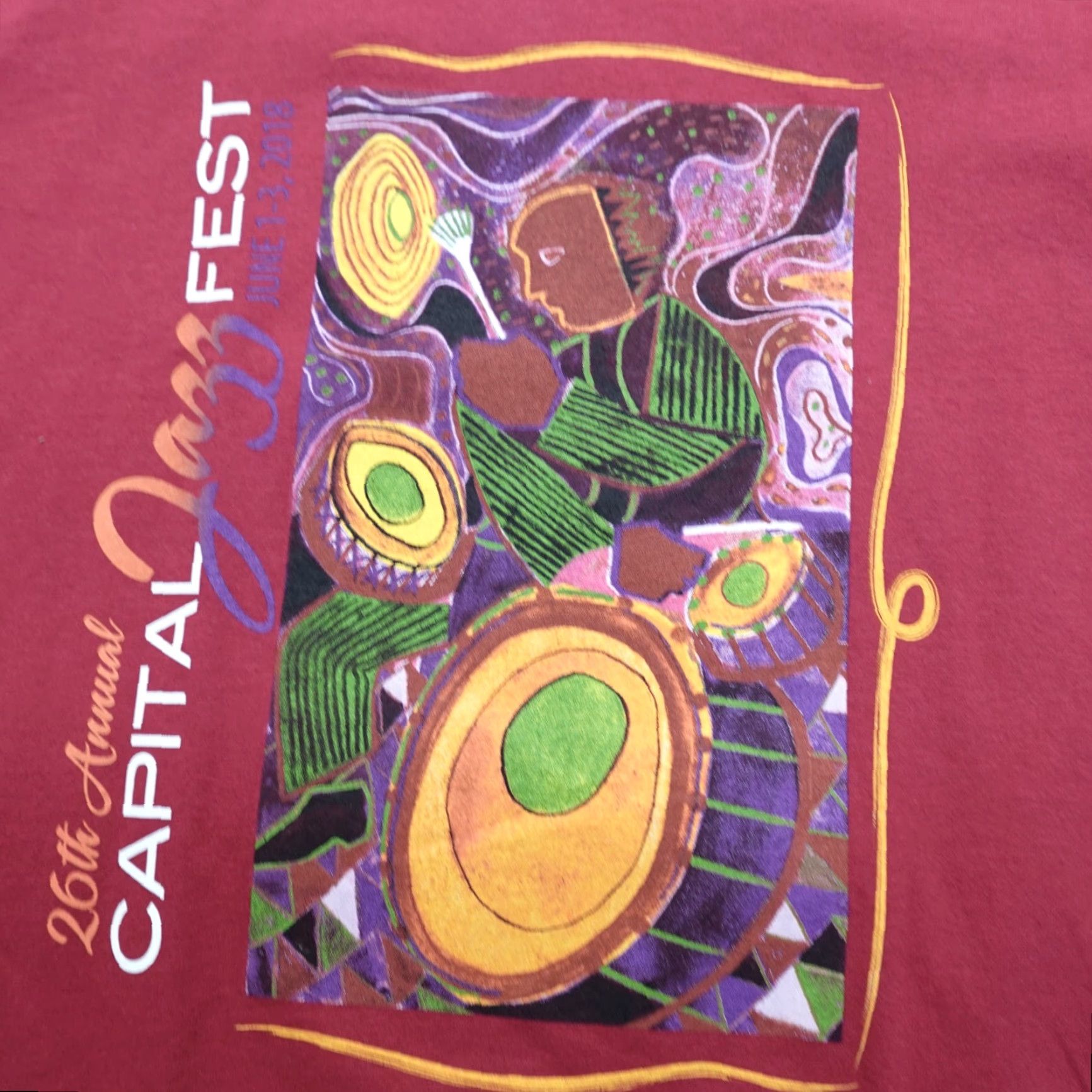 Doublet **Jazz Festival Red T-Shirt Medium Double-Sided** User: Vintage Capital Jazz Festival Red T-Shirt Medium Double-Sided Size US M / EU 48-50 / 2 - 2 Thumbnail