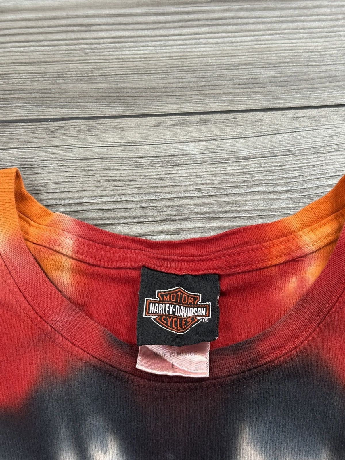 Harley Davidson Harley Davidson Tie Die Biker T Shirt Size US L / EU 52-54 / 3 - 5 Thumbnail