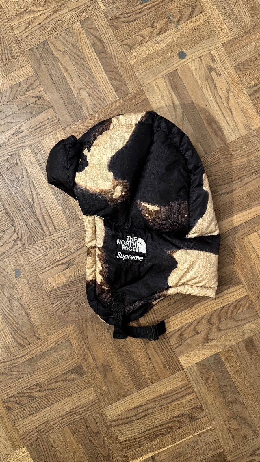 Supreme Supreme x North Face Bleached Denim Print Trooper