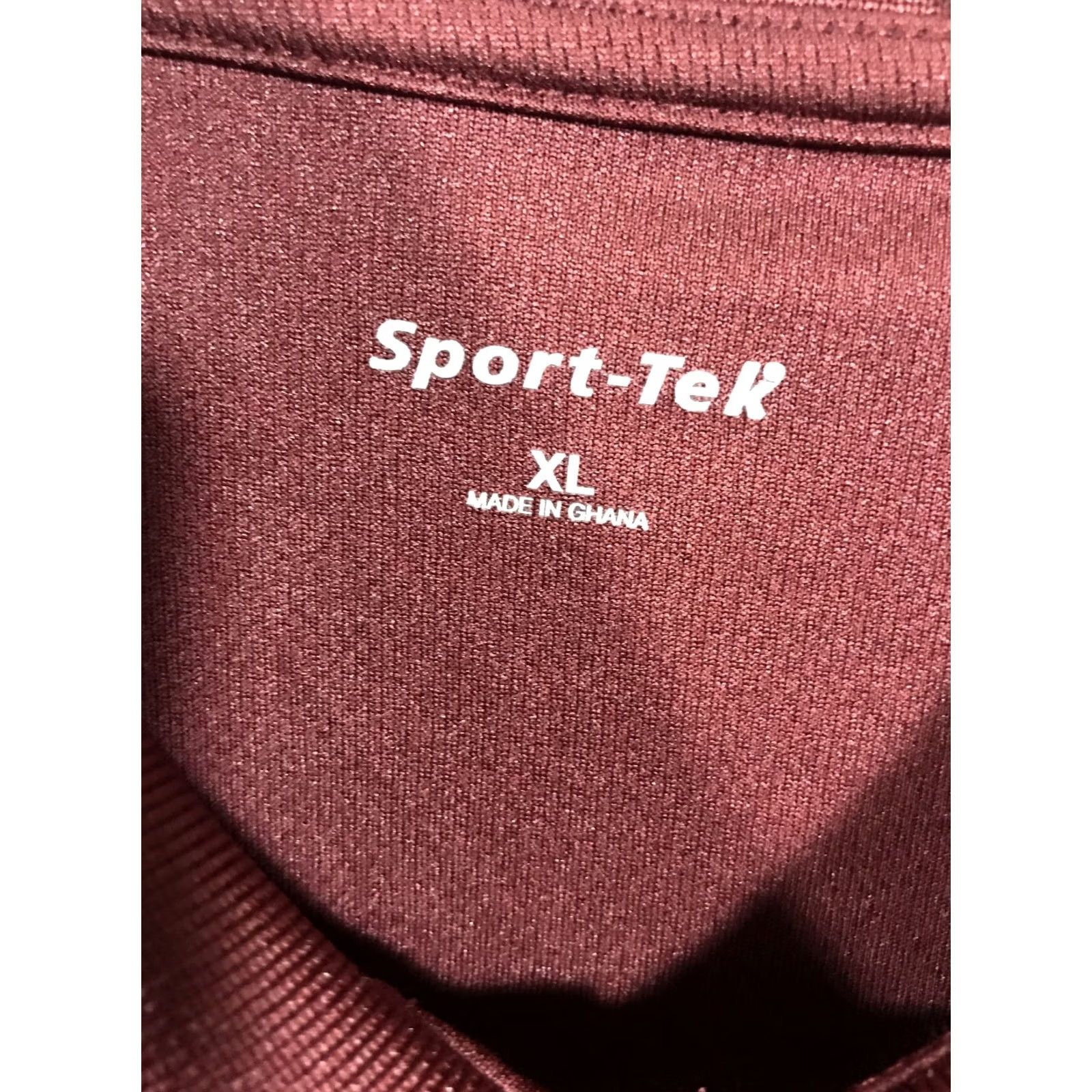 Vintage Sport-Tek Golf Polo Shirt Mens XL Short Sleeve Maroon Solid Polyester Moisture Wicking Golf Mens Size US XL / EU 56 / 4 - 3 Thumbnail