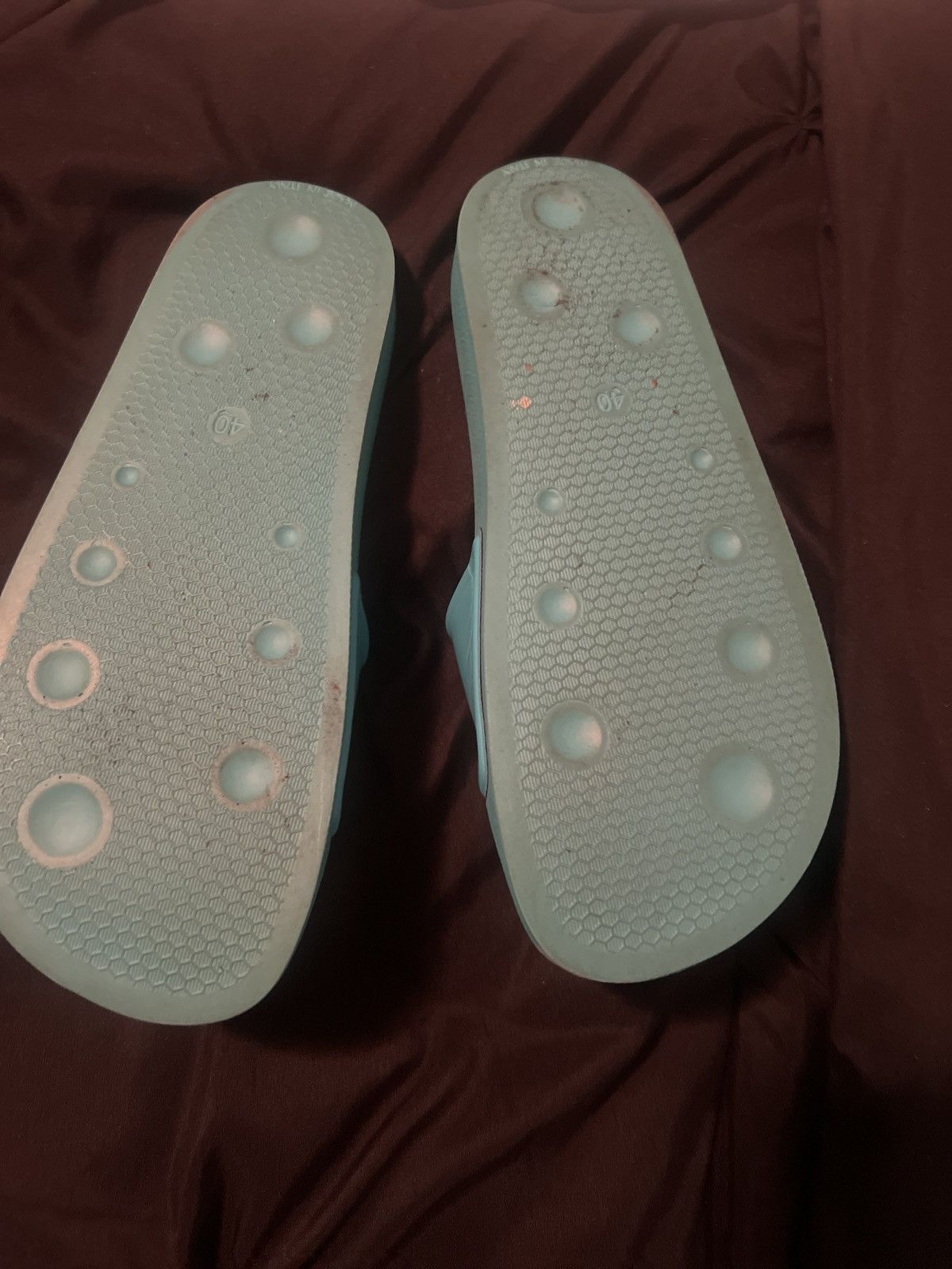 Palm Angels Logo pool slider light blue palm angles Size US 10 / IT 40 - 3 Thumbnail