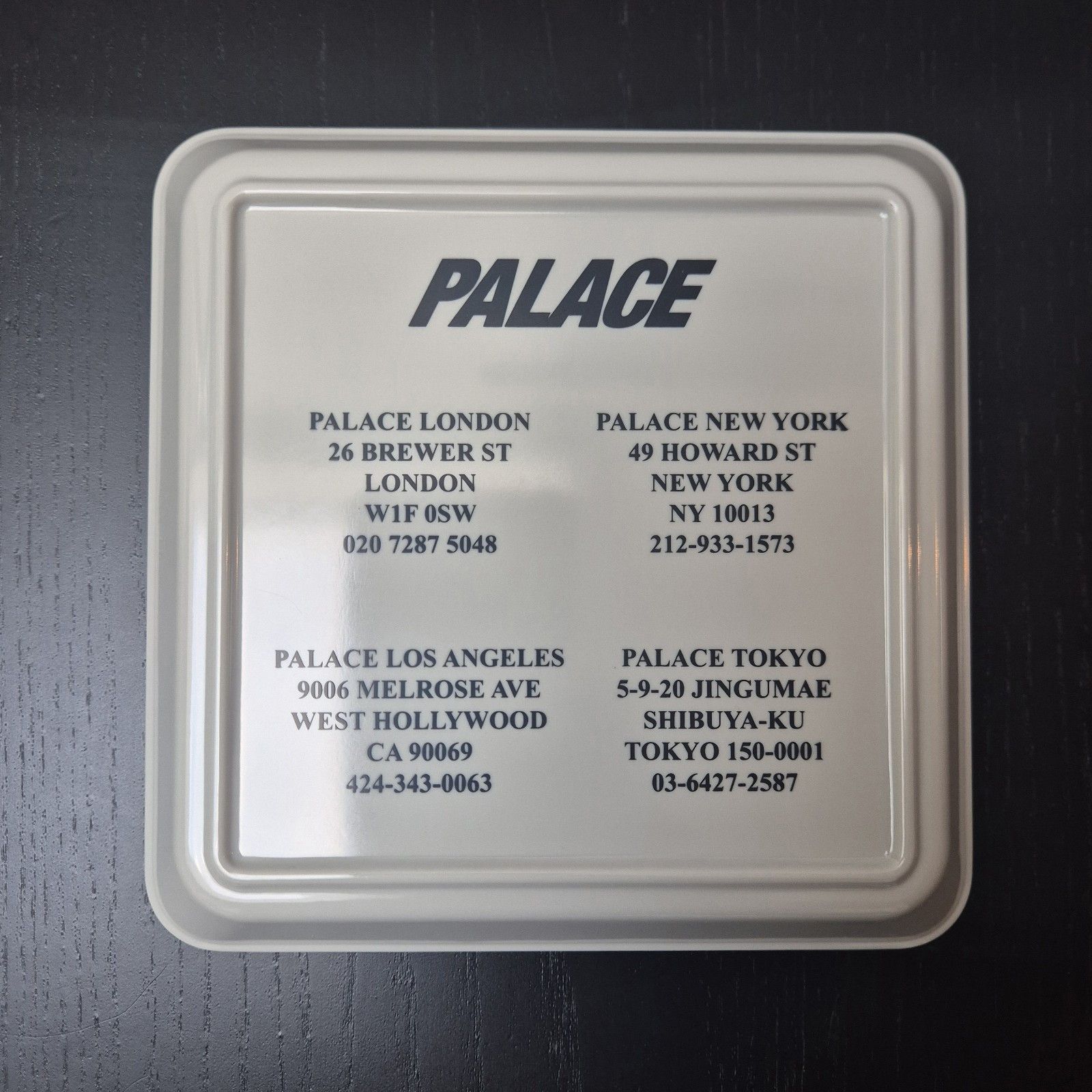 Palace Palace Tri-Flag Tray Grey Brand New In Box FW22 Size ONE SIZE - 4 Thumbnail