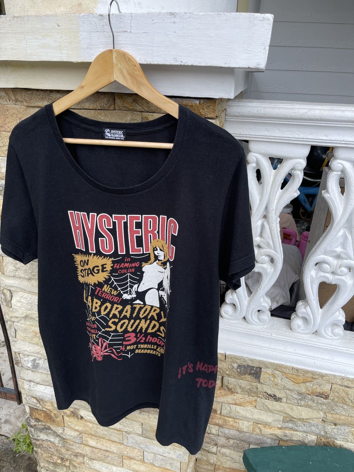 Hysteric Glamour Rare🔥Vintage HYSTERIC GLAMOUR Black T Shirt Size US M / EU 48-50 / 2 - 3 Thumbnail