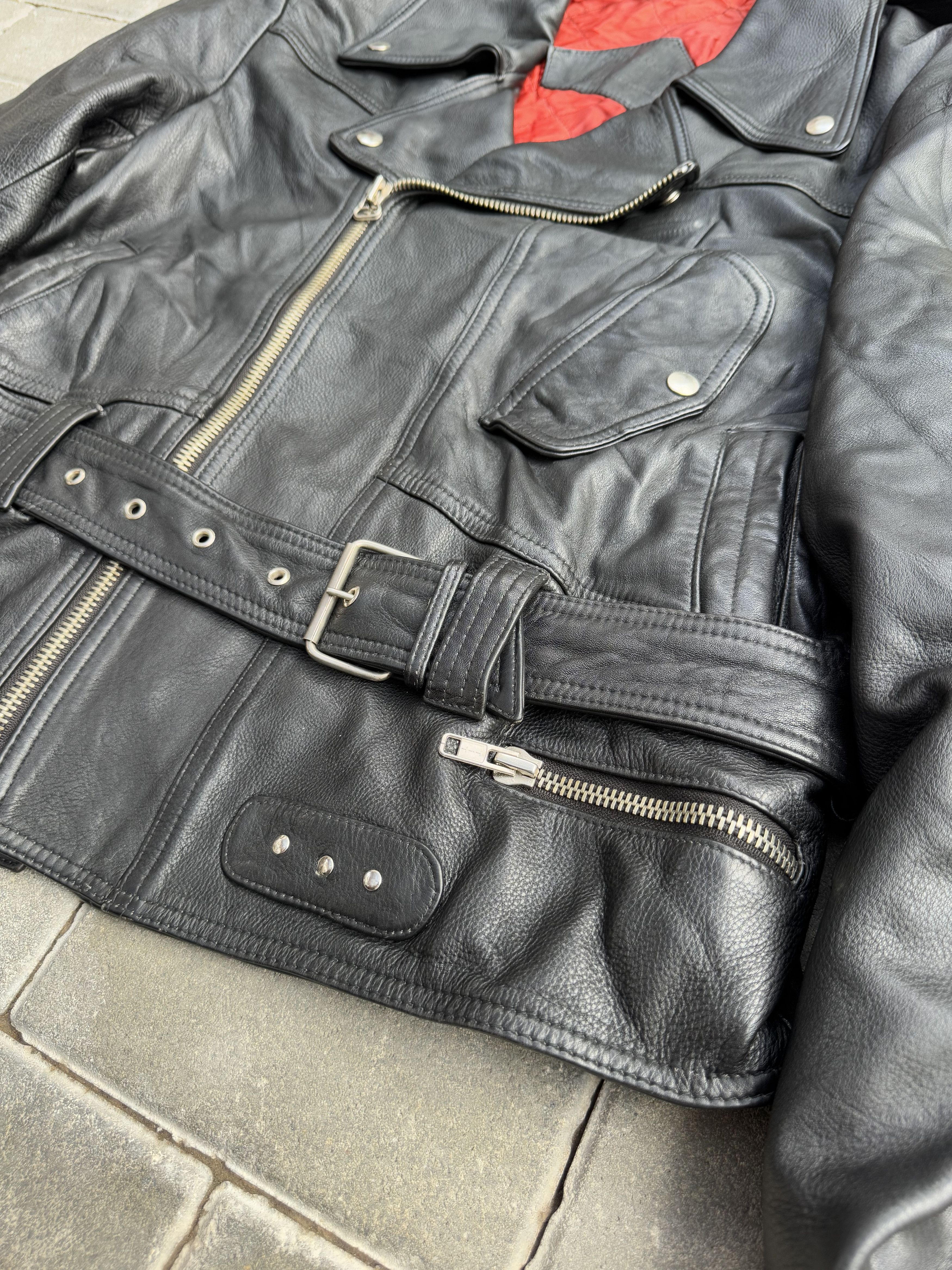 Diesel Diesel 90s Vintage Leather Jacket Y2K Size US XL / EU 56 / 4 - 5 Thumbnail