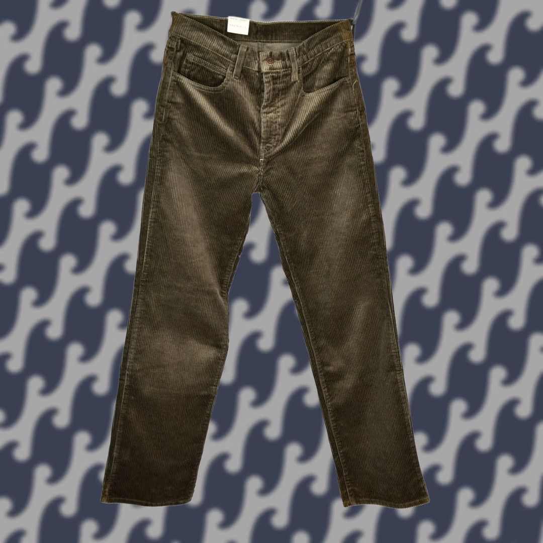 Levi's VINTAGE Levi's 520 Relaxed Straight Cord Dark Olive Green Men's Pants W30 L32 Size US 30 / EU 46 - 1 Thumbnail