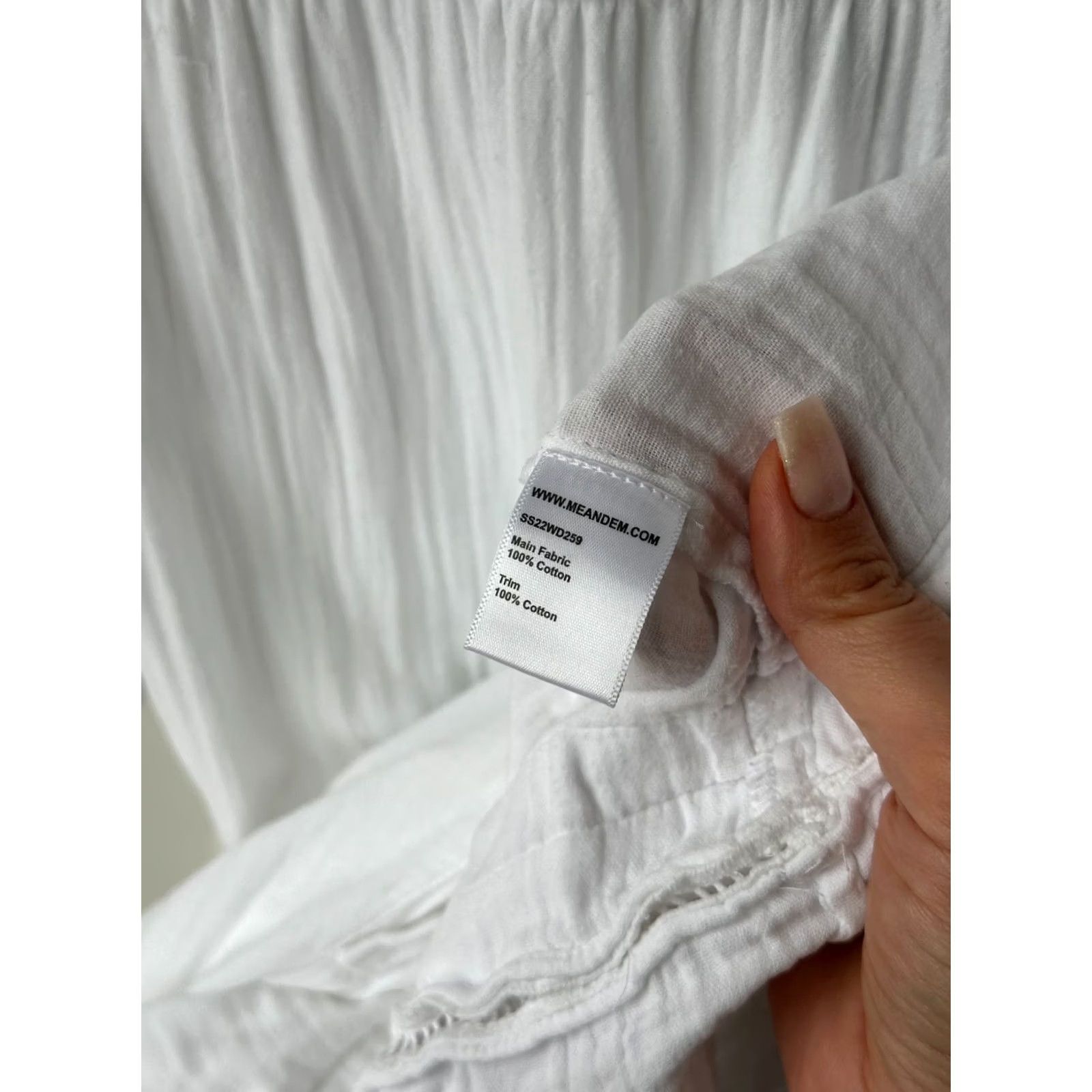 ME+EM ME+EM White Dress Knee Length V-Neck Wool? (No Wool) — Wrong. Size L / US 10 / IT 46 - 7 Thumbnail
