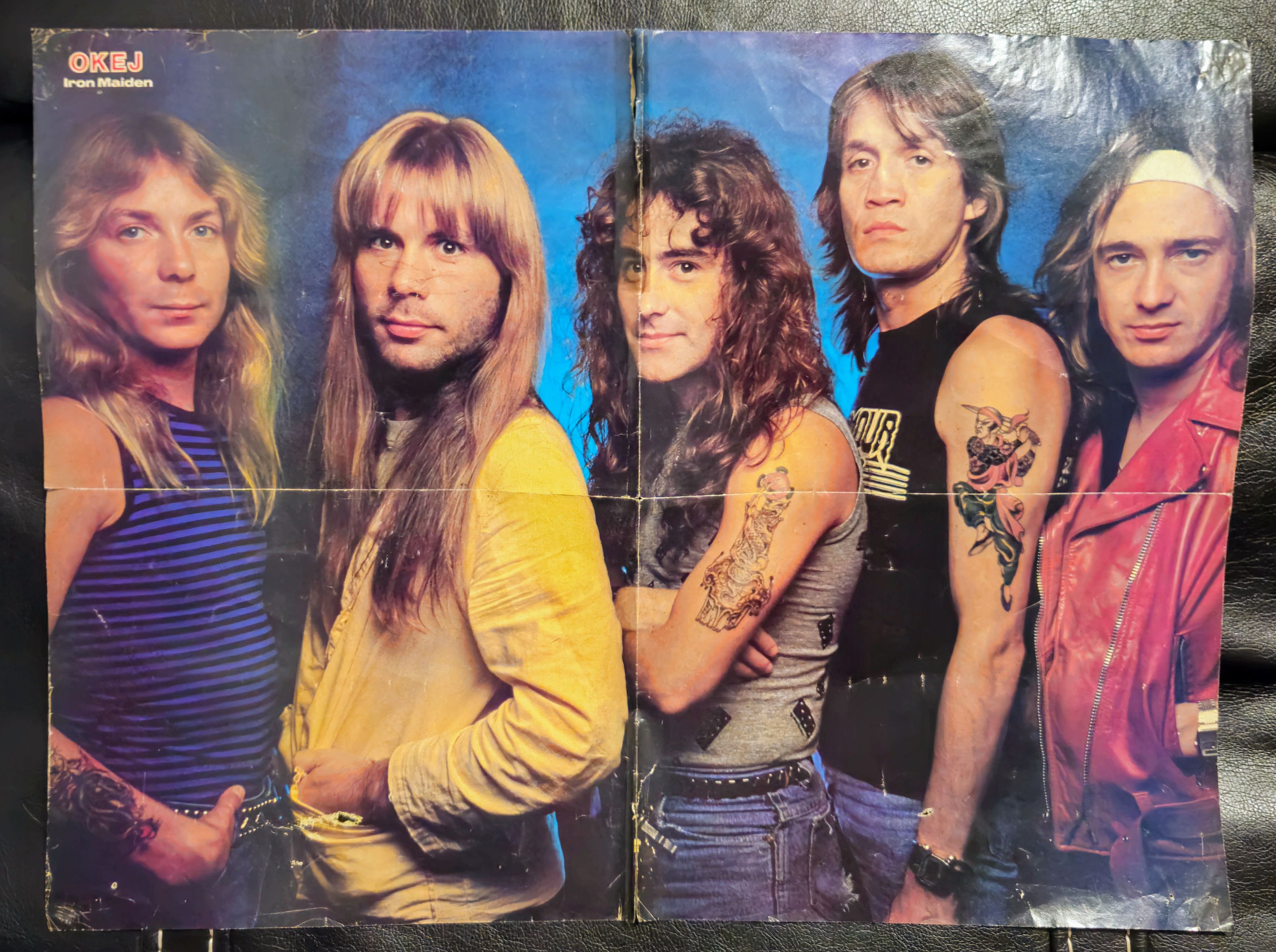 Vintage Iron Maiden Poster 1984 Size ONE SIZE - 1 Thumbnail