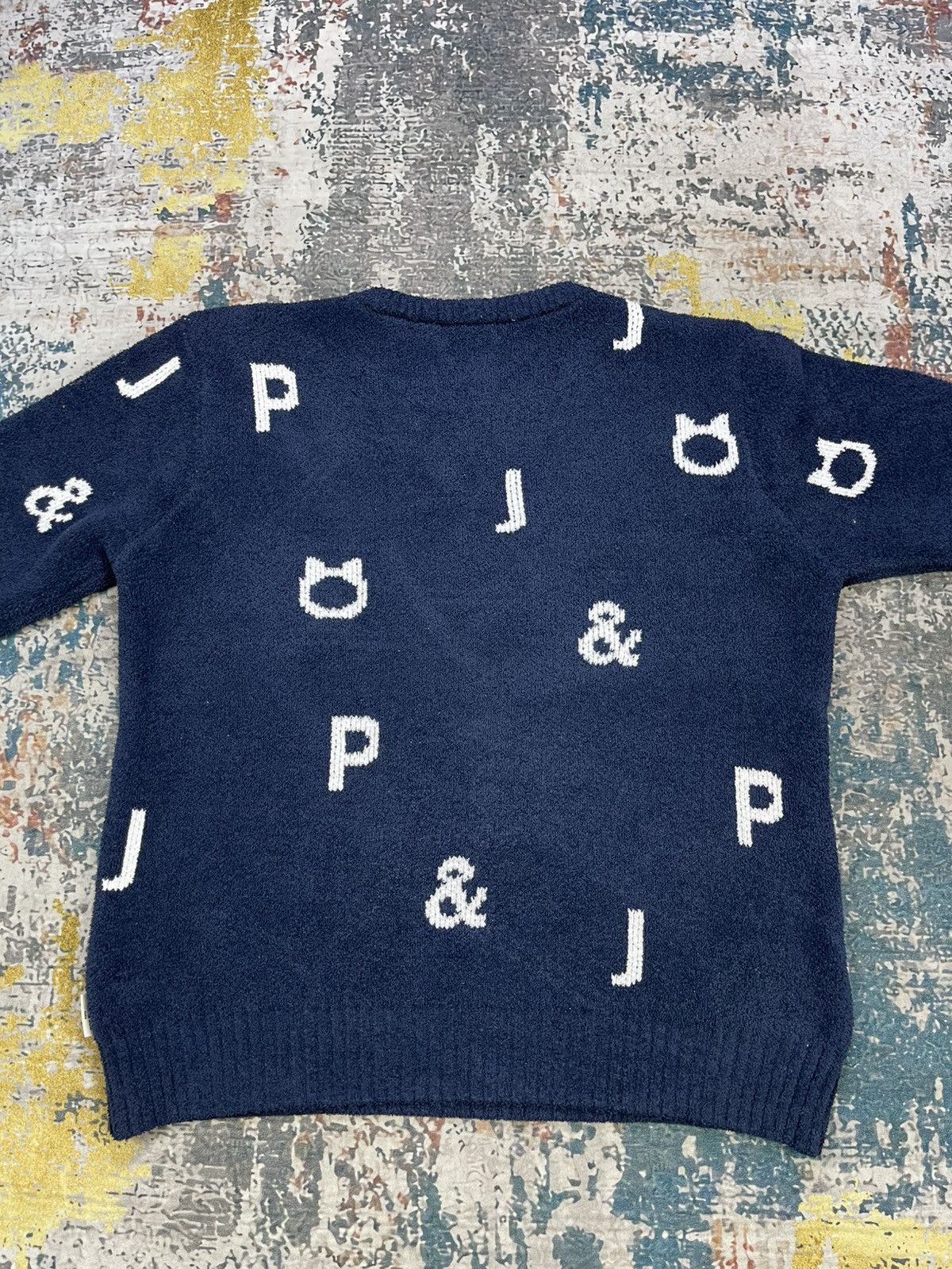 Paul & Joe Paul & Joe Overprint Thick Knit Sweater Pull Over Size US L / EU 52-54 / 3 - 4 Thumbnail