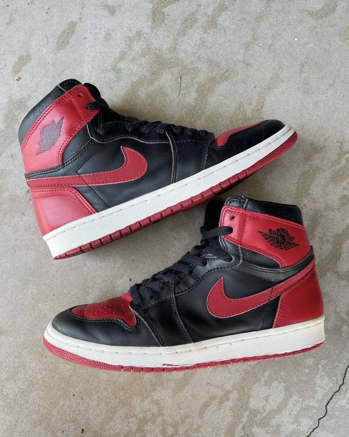 Jordan Brand Nike 1994 Jordan 1 Black Red Bred size 9.5 Grailed