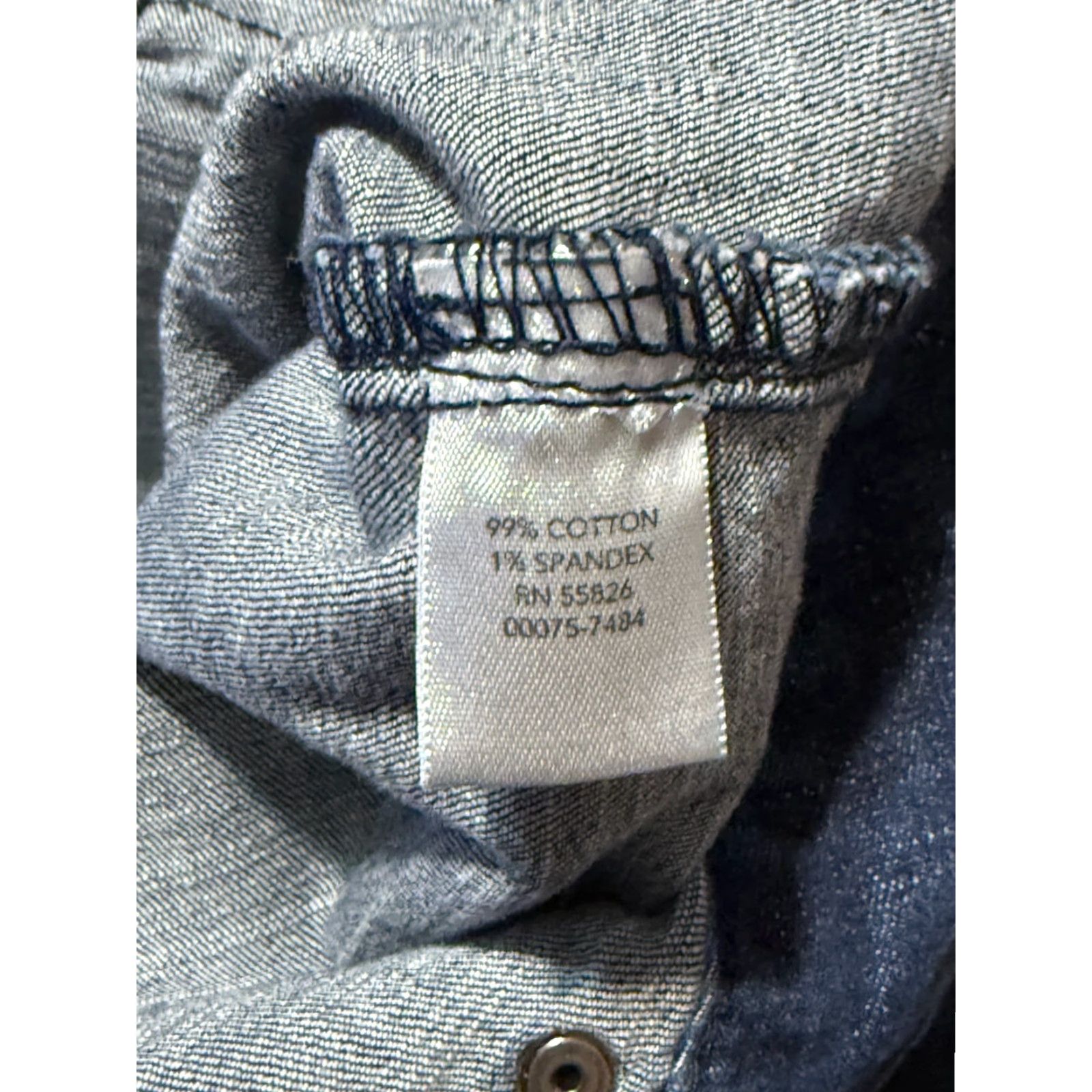 Vintage CJ Banks Jeans Women's 18W Blue Denim Cargo Pockets Straight Leg 5-Pocket Design Jeans Mens Womens Size 40" / US 18 - 5 Thumbnail