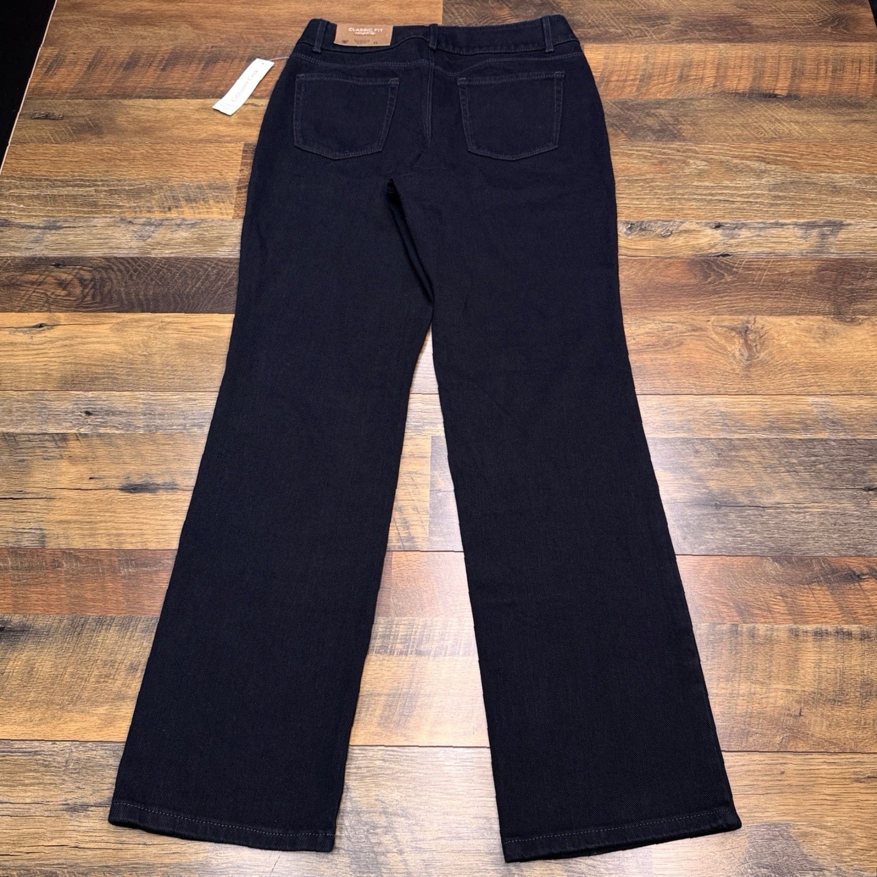 Coldwater Creek Coldwater Creek Jeans Straight Womens 8 Black Mid Rise Stretch Denim 5-Pocket Inseam 31 Fall Winter Spring Summer Vintage No Size 30" / US 8 / IT 44 - 2 Thumbnail