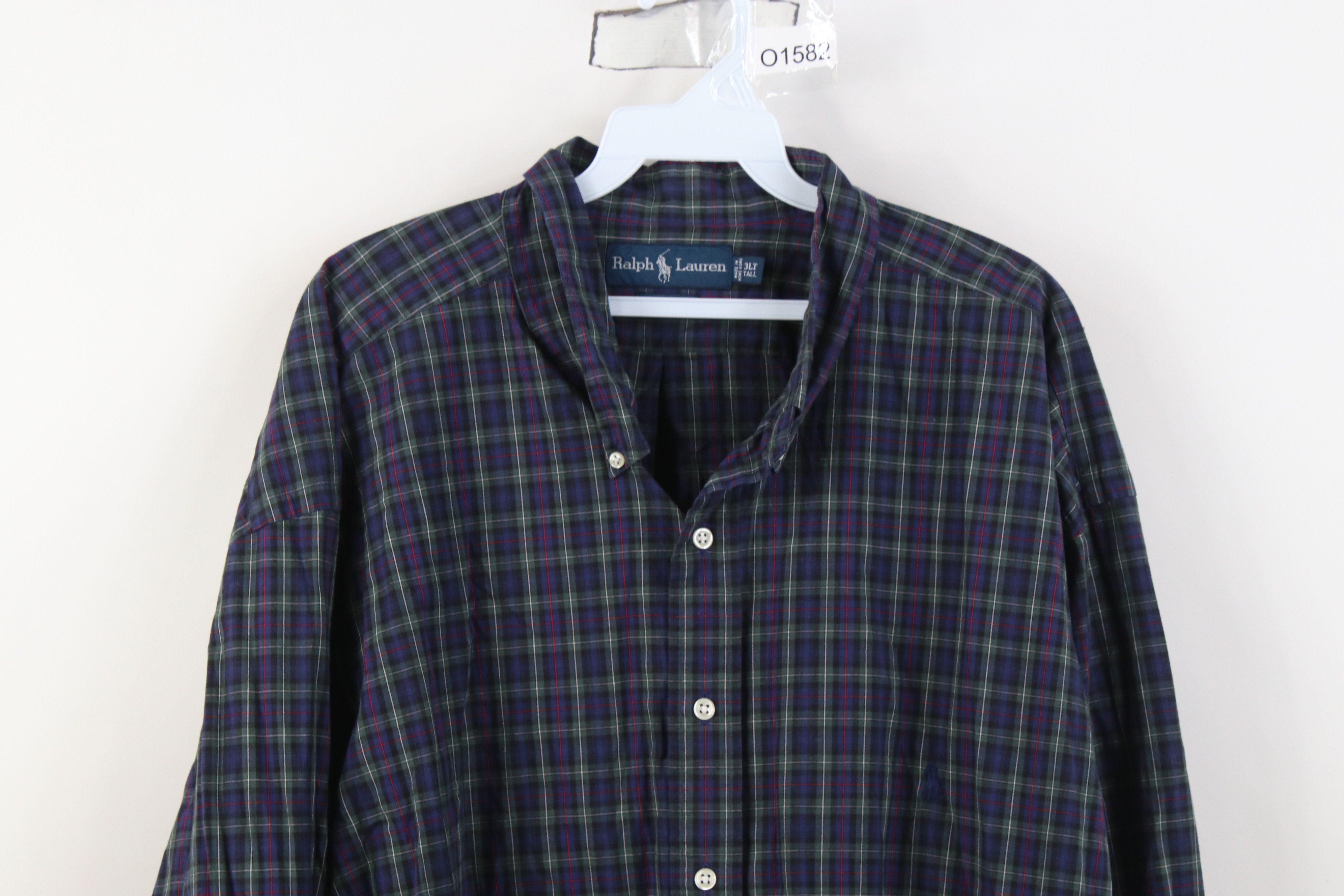 Polo Ralph Lauren Vintage 90s Ralph Lauren Button Down Shirt Plaid Cotton Size US XXL / EU 58 / 5 - 2 Thumbnail