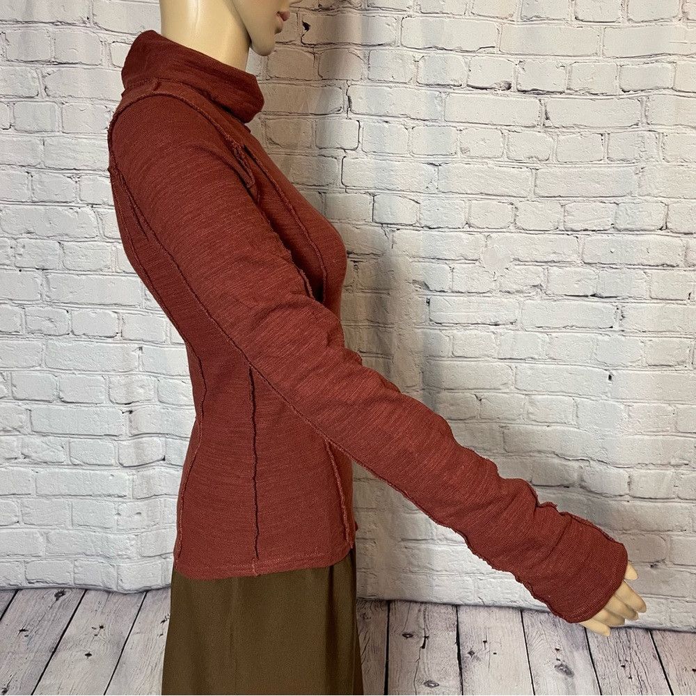 Free People New Free People Everyday Layering Garnet Grotto Top Turtlen Size XS / US 0-2 / IT 36-38 - 3 Thumbnail