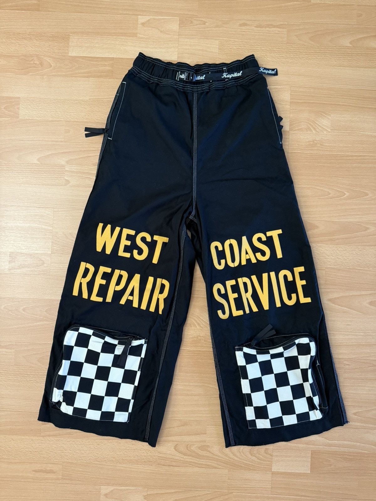 Kapital Kapital Canvas West Coast Repair Service Pants Size US 32 / EU 48 - 1 Thumbnail