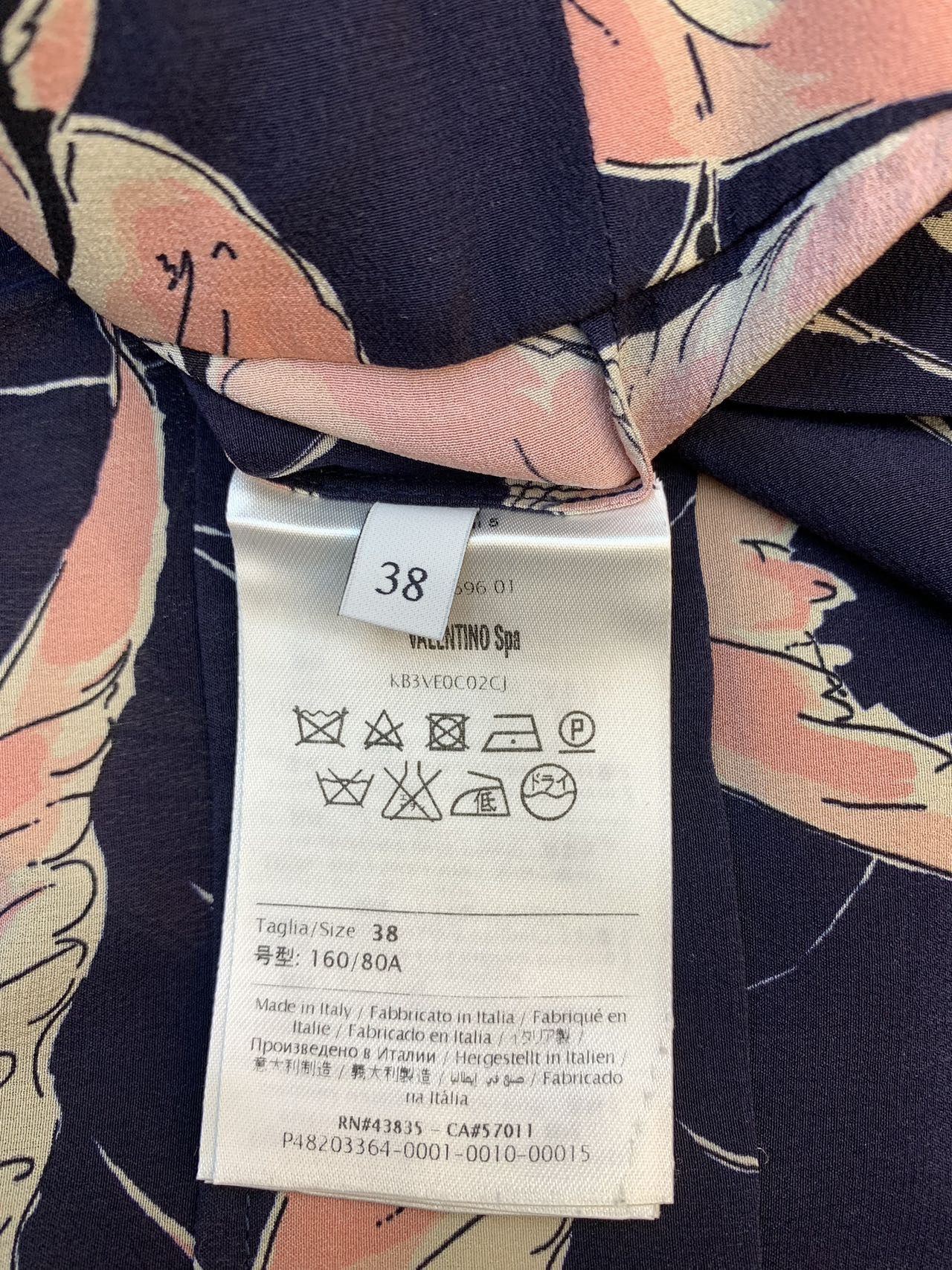 Valentino Valentino All-over Animal Print Dress K26WX Size XS / US 0-2 / IT 36-38 - 6 Thumbnail