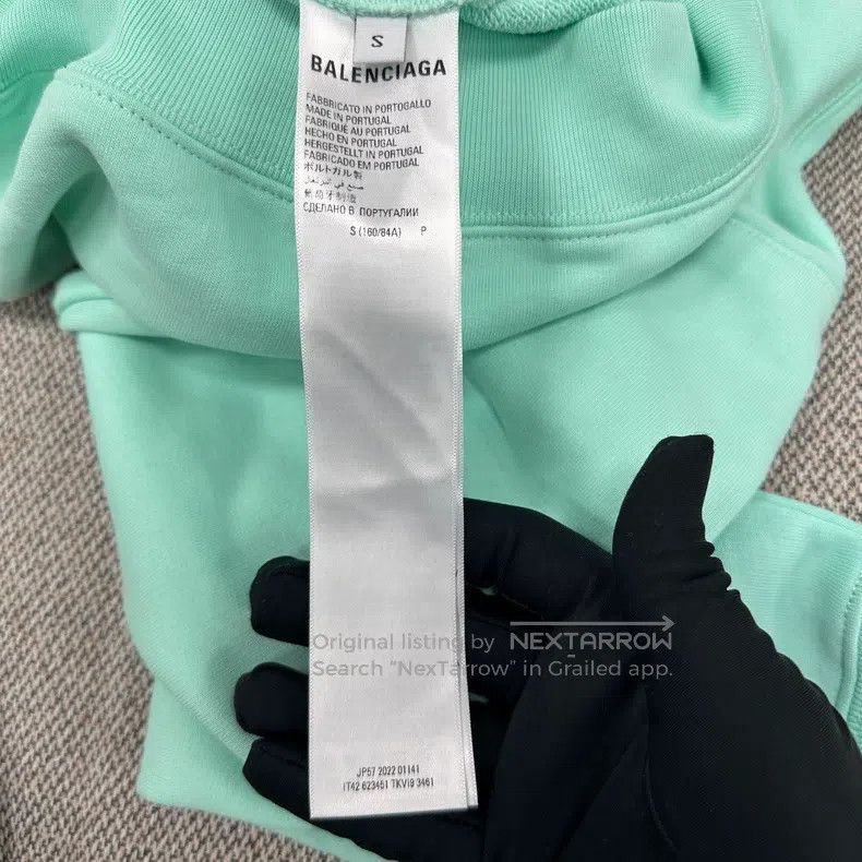 Balenciaga Balenciaga Coke embroidery zippered hooded long-sleeve swe Size US S / EU 44-46 / 1 - 4 Thumbnail