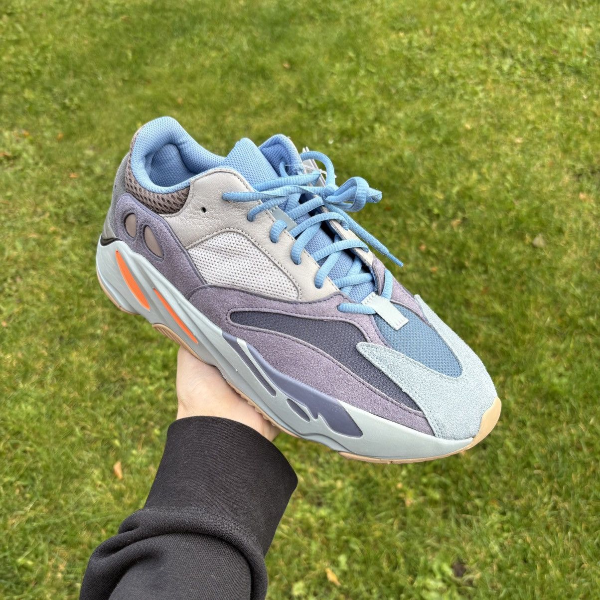 Adidas × Kanye West adidas Yeezy Boost 700 V1 Carbon Blue Size US 11.5 / EU 44-45 - 3 Thumbnail